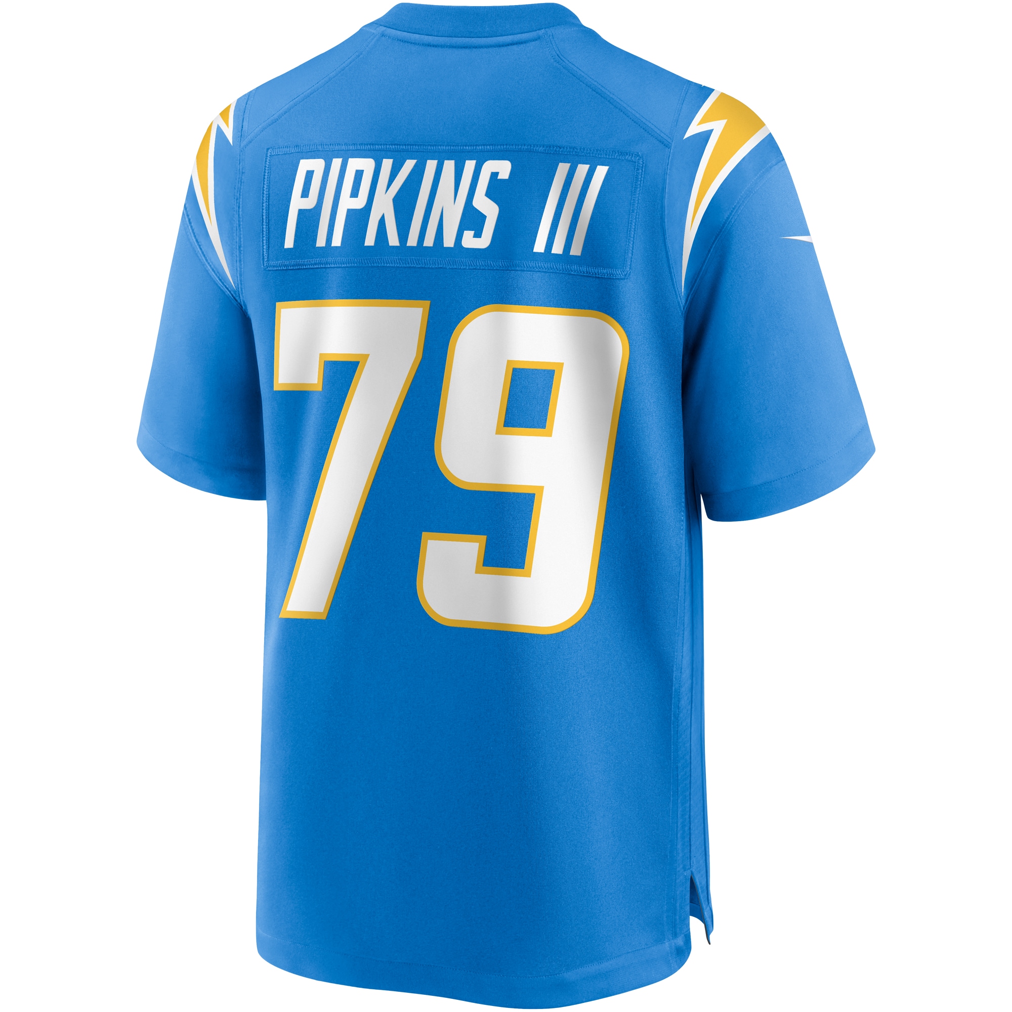 Men's Los Angeles Chargers Trey Pipkins III Powder Blue Game Jersey JS5287 Saliibo - Image 3
