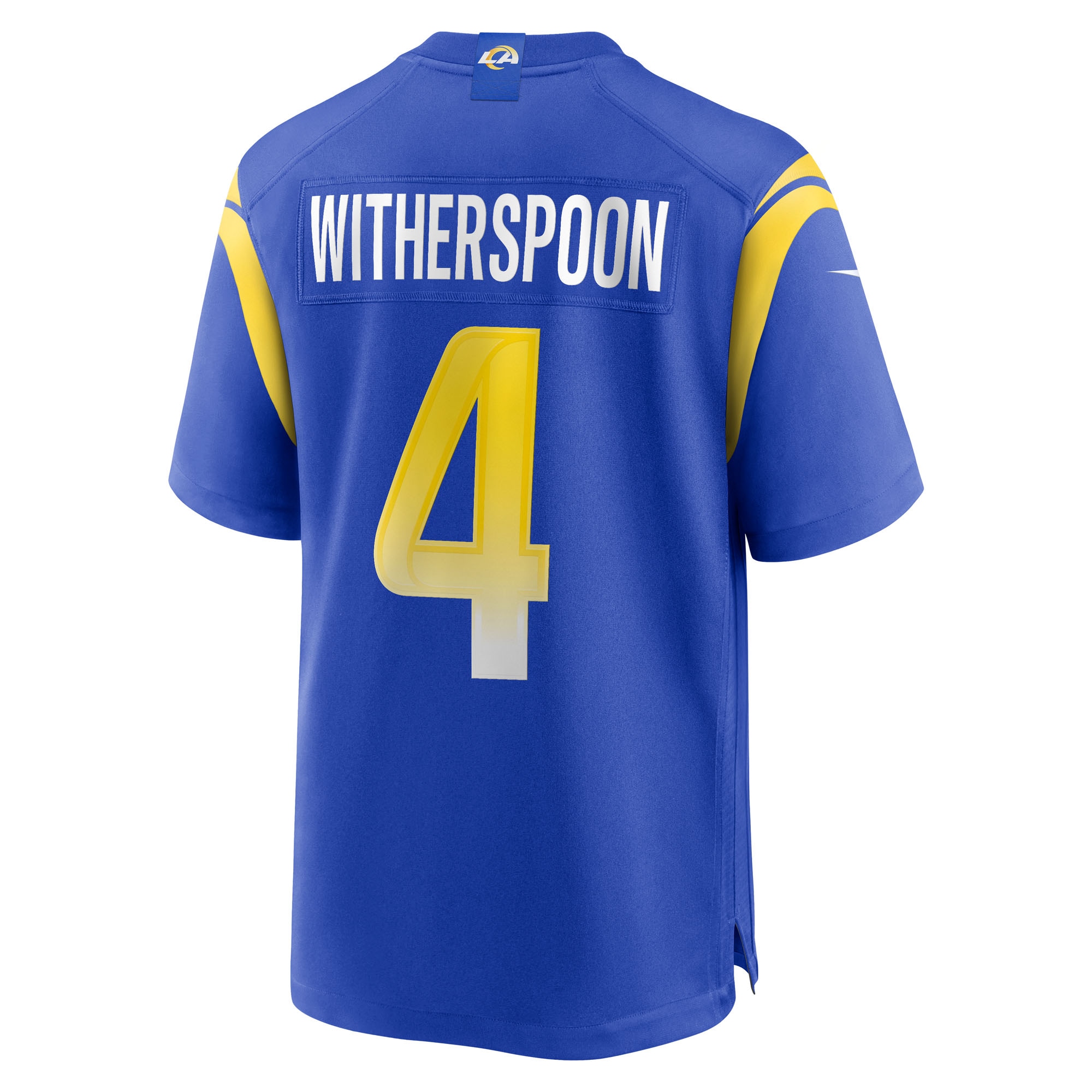 Men's Los Angeles Rams Ahkello Witherspoon Royal Team Game Jersey JS4774 Saliibo - Image 3