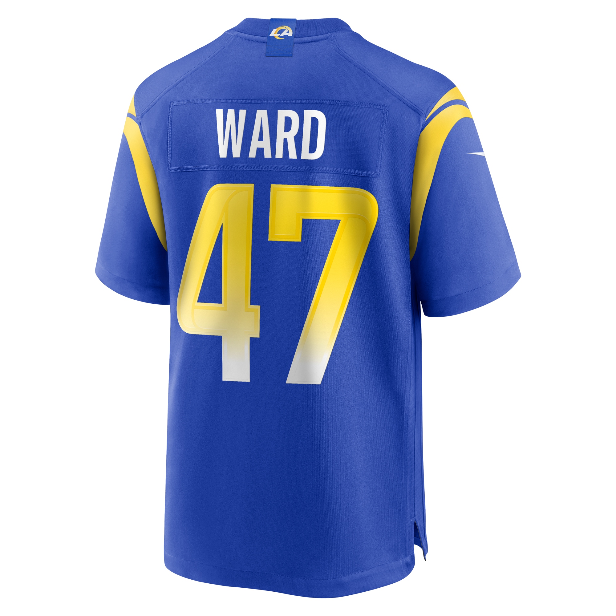 Men's Los Angeles Rams Alex Ward Royal Home Game Jersey JS5837 Saliibo - Image 3