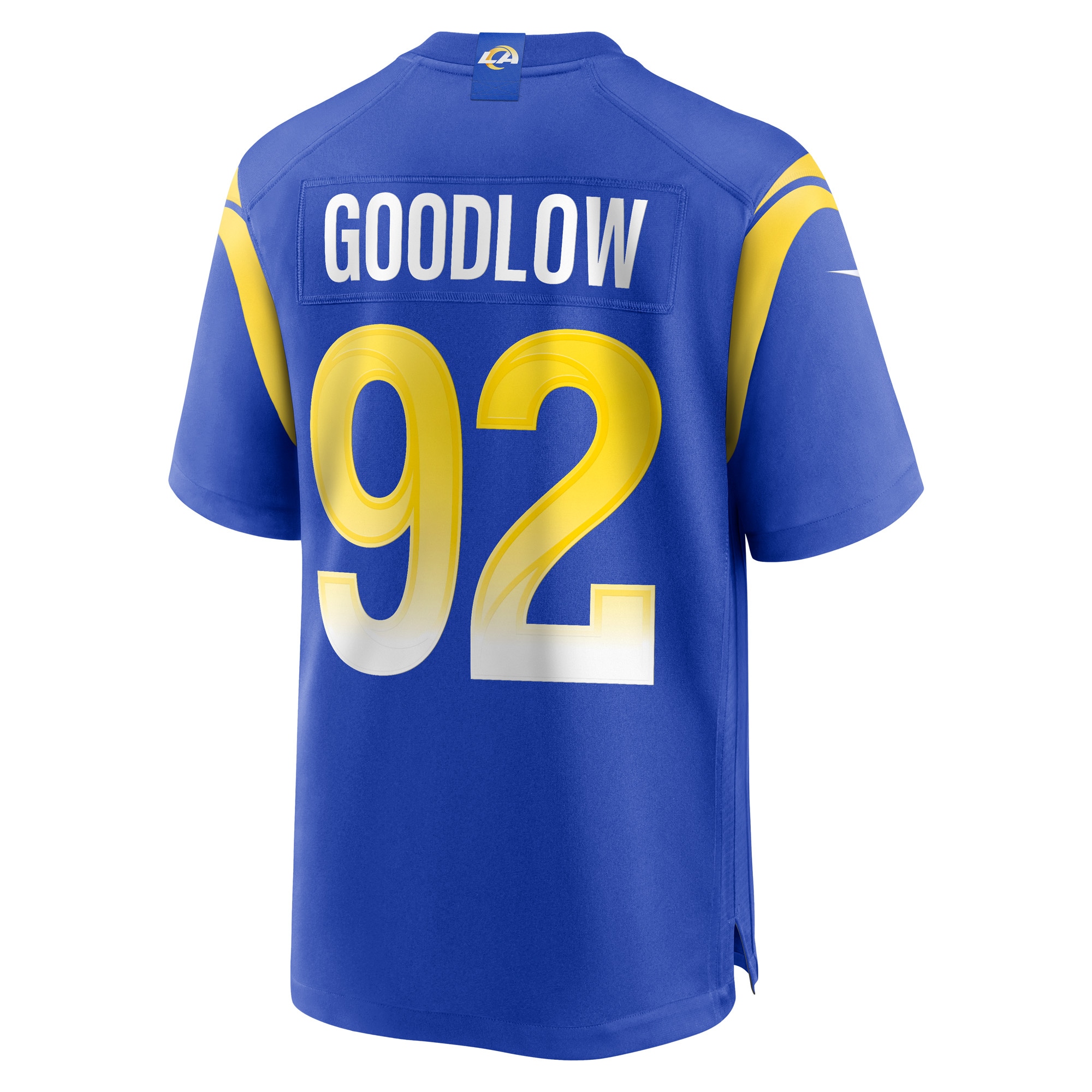 Men's Los Angeles Rams Anthony Goodlow Royal Game Jersey JS7007 Saliibo - Image 3