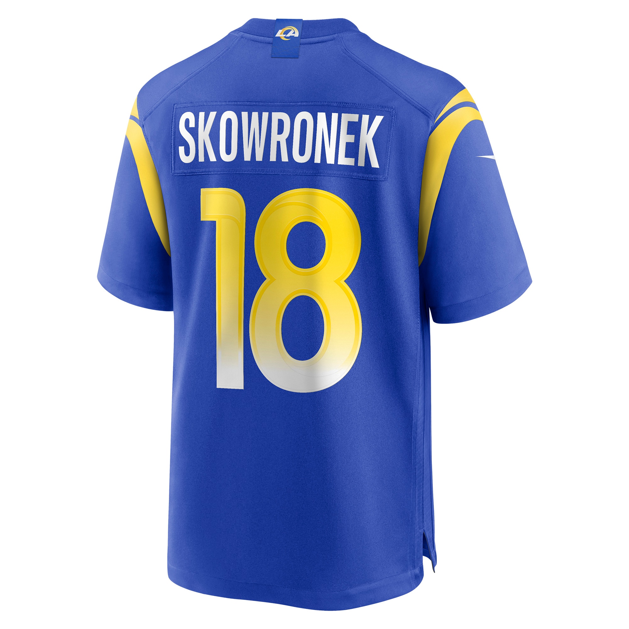 Men's Los Angeles Rams Ben Skowronek Royal Game Jersey JS5713 Saliibo - Image 3
