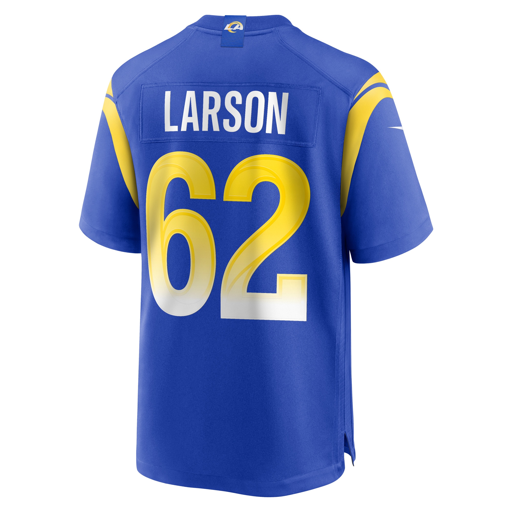 Men's Los Angeles Rams Blake Larson Royal Game Jersey JS5261 Saliibo - Image 3