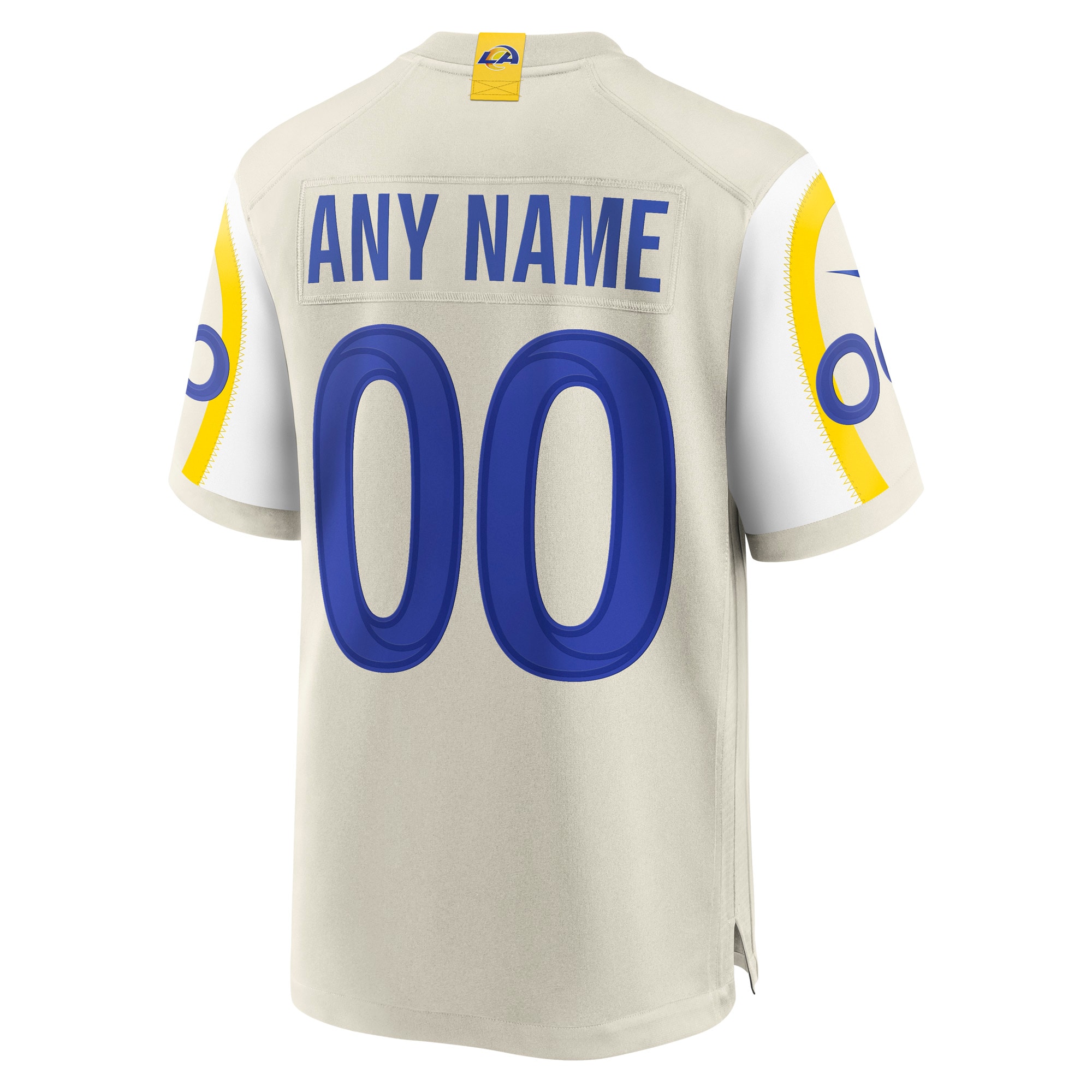 Men's Los Angeles Rams Bone Custom Game Jersey JS7757 Saliibo - Image 3