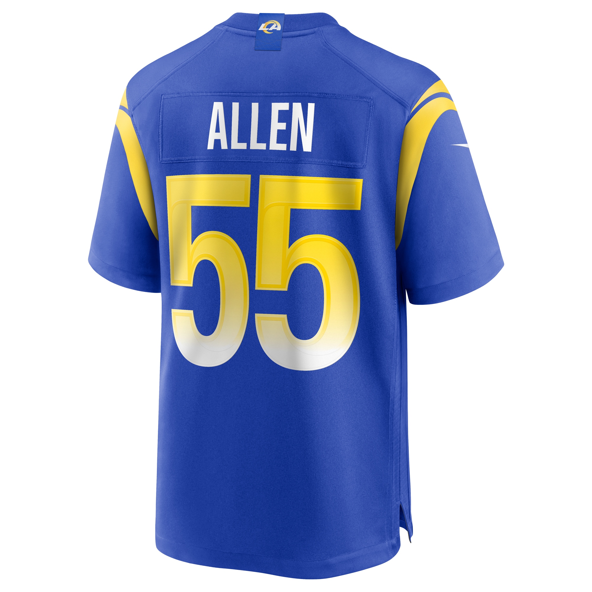 Men's Los Angeles Rams Brian Allen Royal Game Jersey JS3769 Saliibo - Image 3