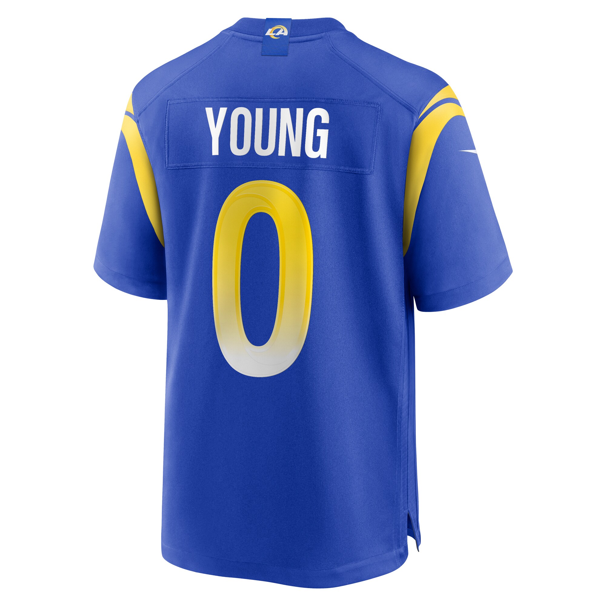 Men's Los Angeles Rams Byron Young Royal Home Game Jersey JS1138 Saliibo - Image 3