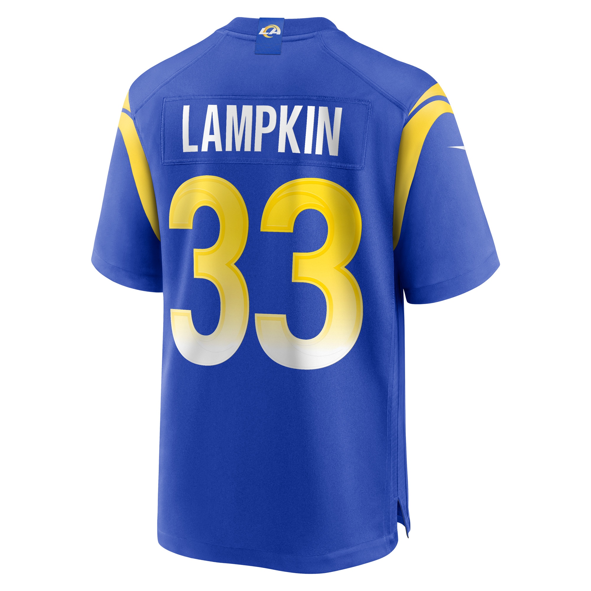 Men's Los Angeles Rams Cam Lampkin Royal Game Jersey JS8883 Saliibo - Image 3