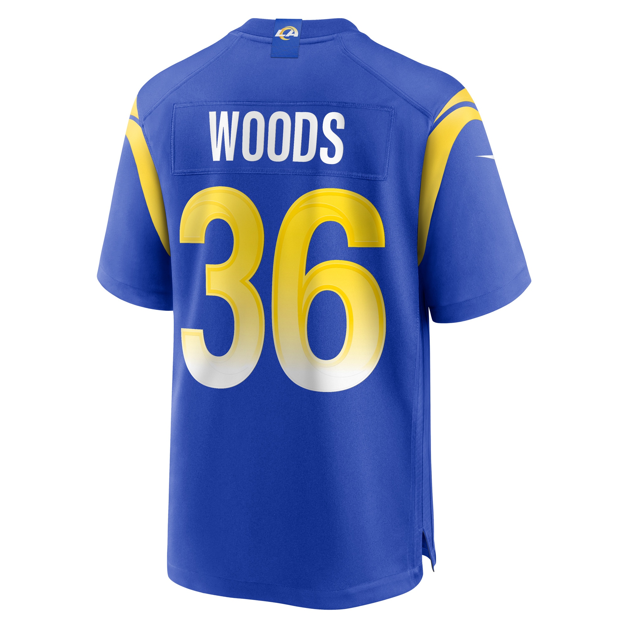 Men's Los Angeles Rams Charles Woods Royal Game Jersey JS5001 Saliibo - Image 3