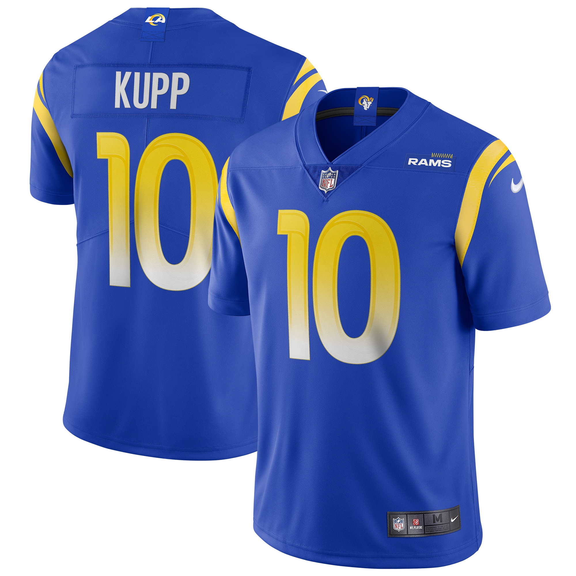 Men's Los Angeles Rams Cooper Kupp Royal Vapor Limited Jersey JS7212 Saliibo