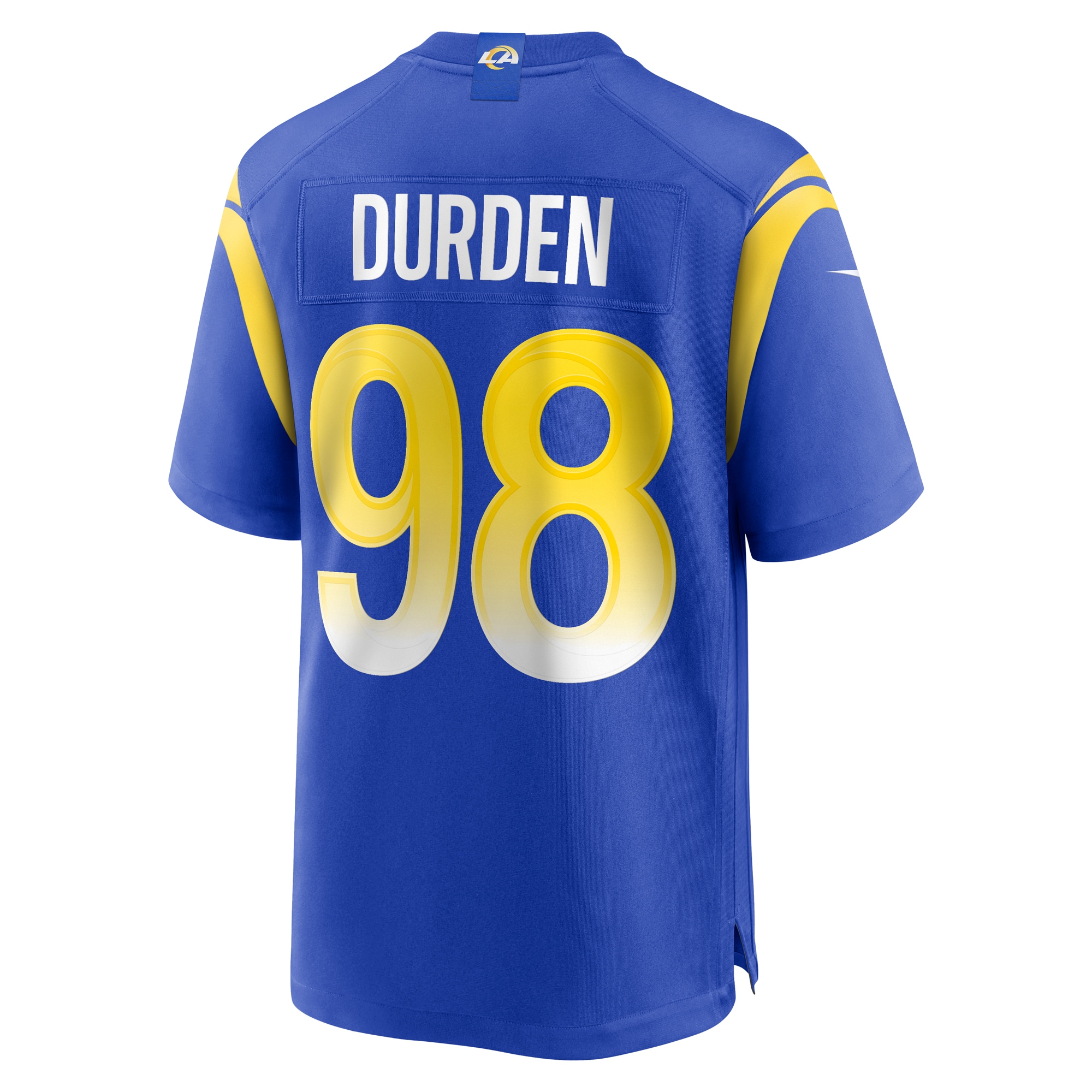 Men's Los Angeles Rams Cory Durden Royal Game Jersey JS1906 Saliibo - Image 3