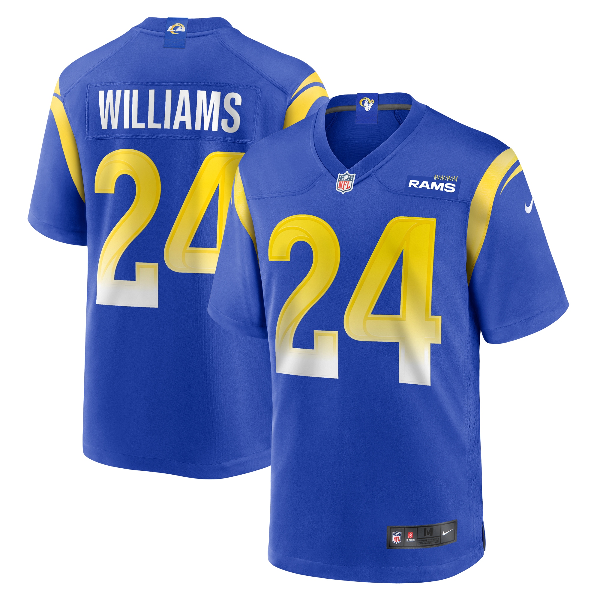 Men's Los Angeles Rams Darious Williams Royal Team Game Jersey JS7638 Saliibo