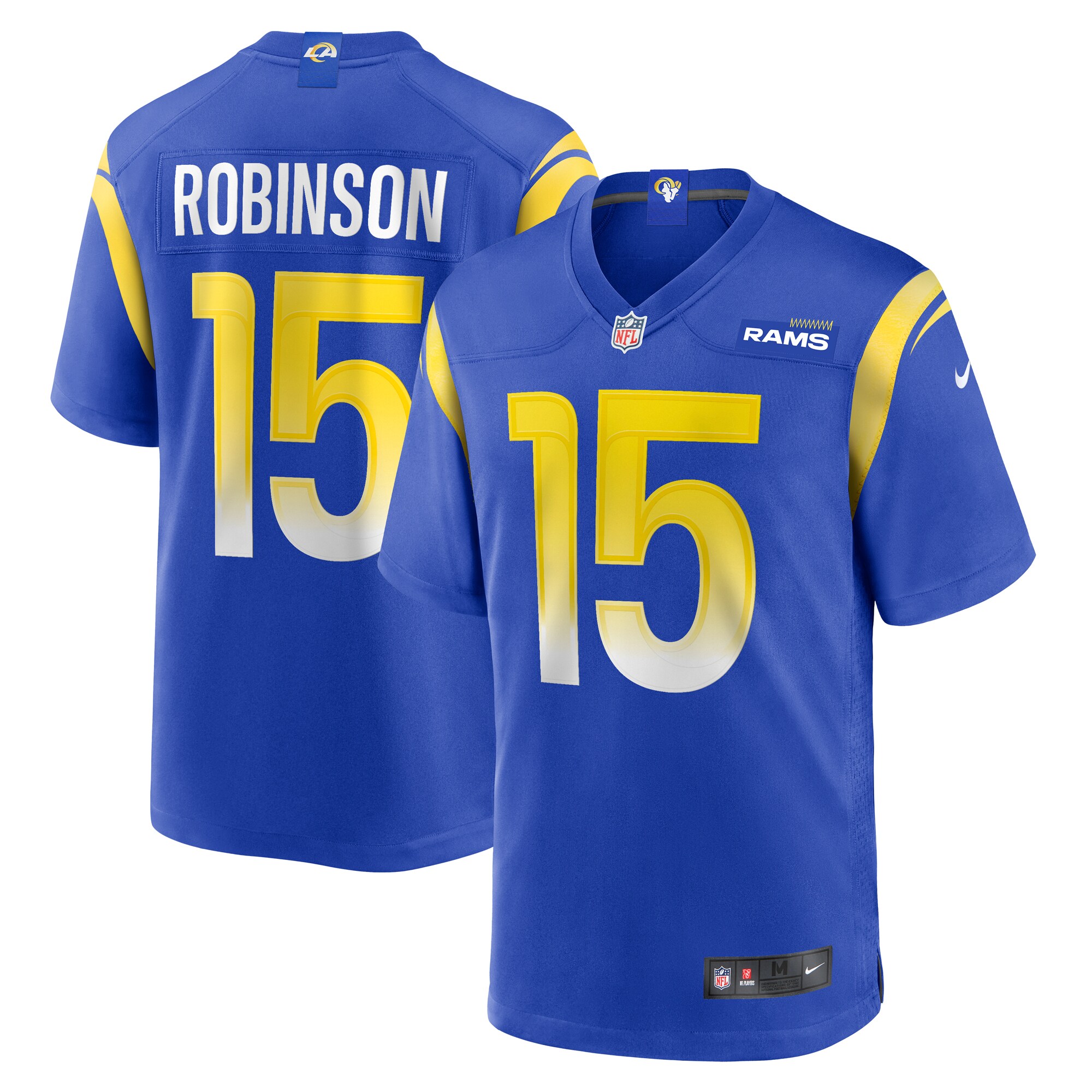 Men's Los Angeles Rams Demarcus Robinson Royal Game Jersey JS2298 Saliibo