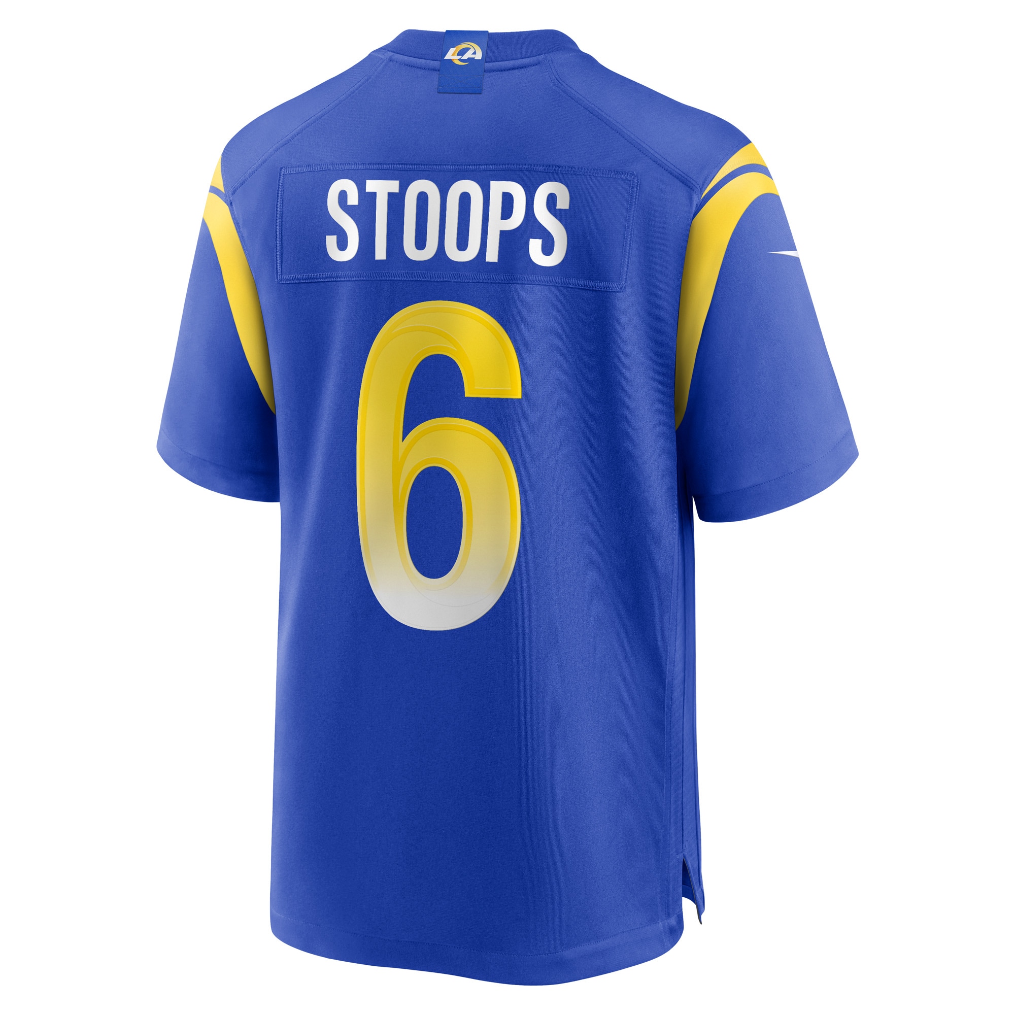 Men's Los Angeles Rams Drake Stoops Royal Game Jersey JS9701 Saliibo - Image 3