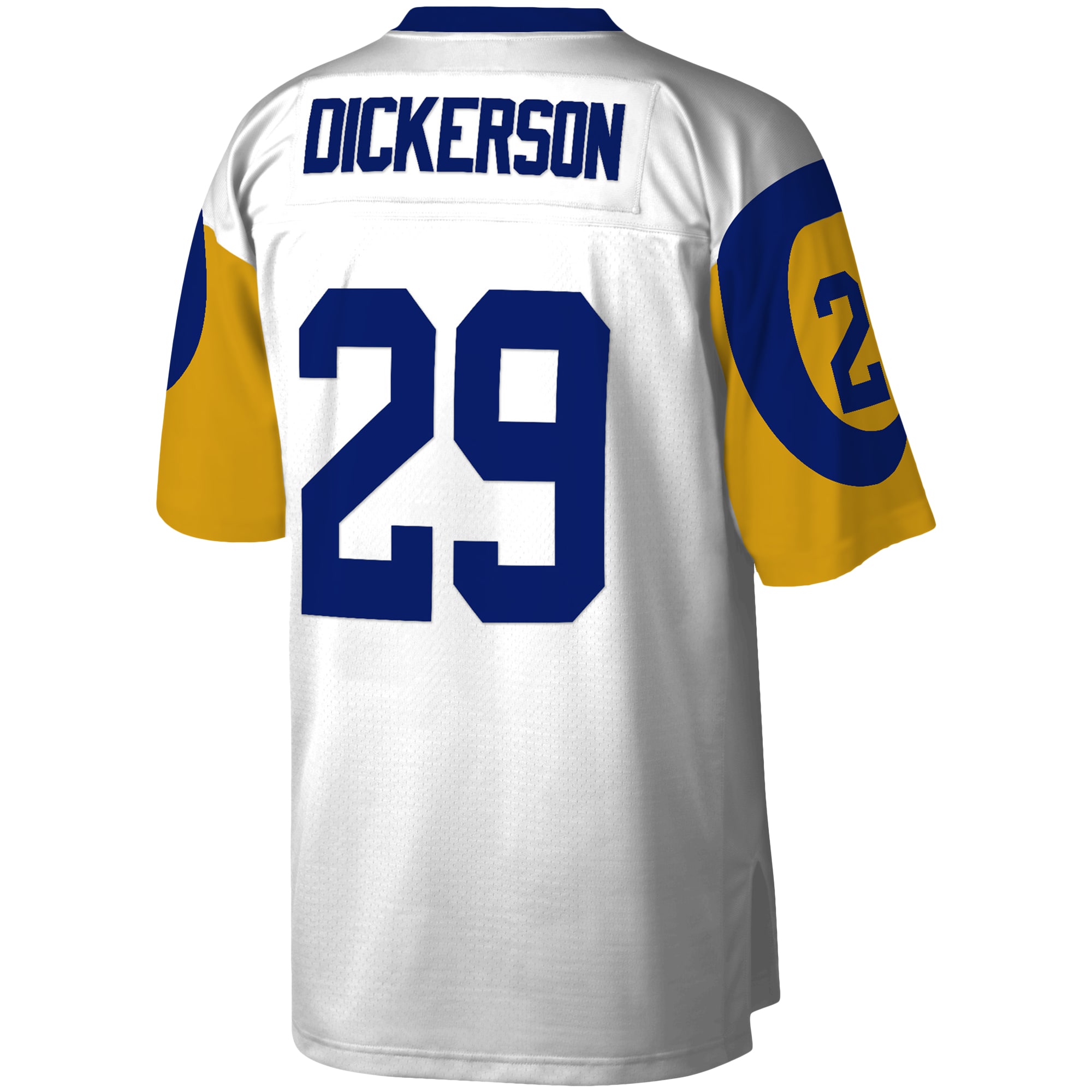 Men's Los Angeles Rams Eric Dickerson Mitchell & Ness White Legacy Jersey JS1812 Saliibo - Image 3