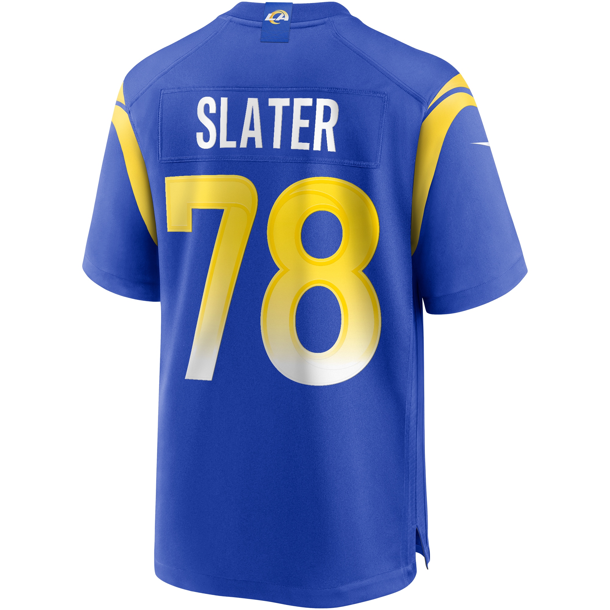 Men's Los Angeles Rams Jackie Slater Royal Game Retired Player Jersey JS7793 Saliibo - Image 3
