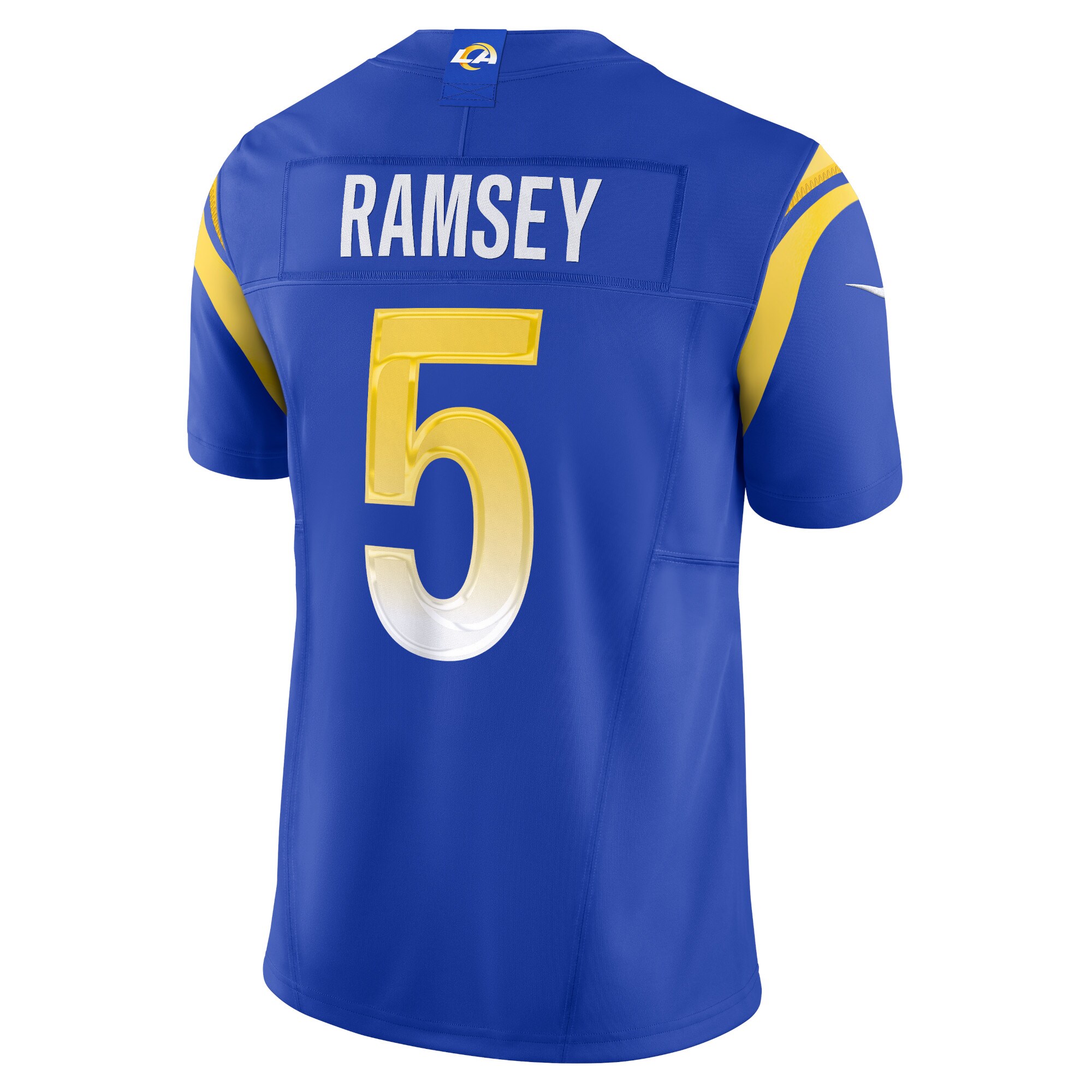 Men's Los Angeles Rams Jalen Ramsey Royal Vapor F.U.S.E. Limited Jersey JS5679 Saliibo - Image 3