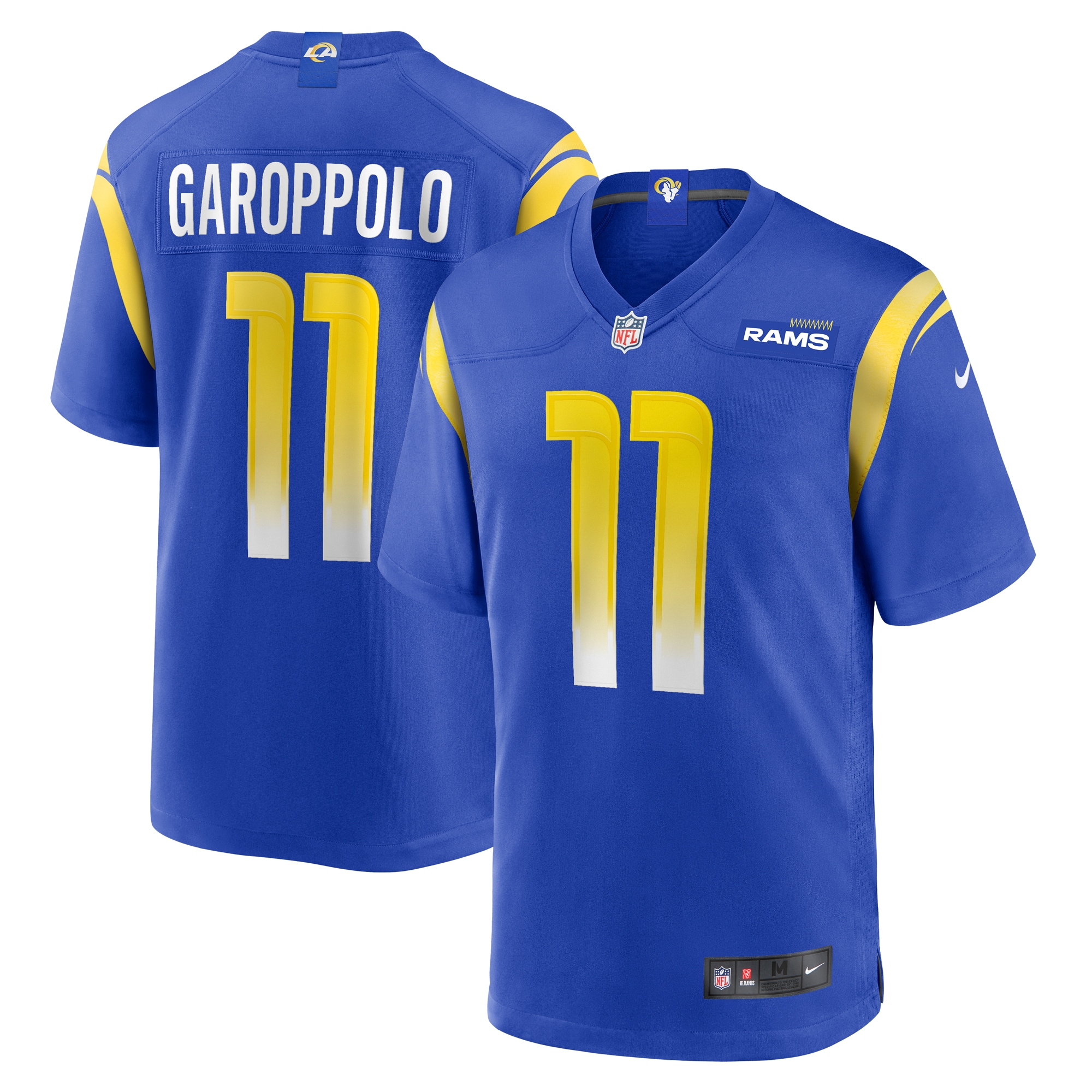 Men's Los Angeles Rams Jimmy Garoppolo Royal Game Jersey JS1575 Saliibo