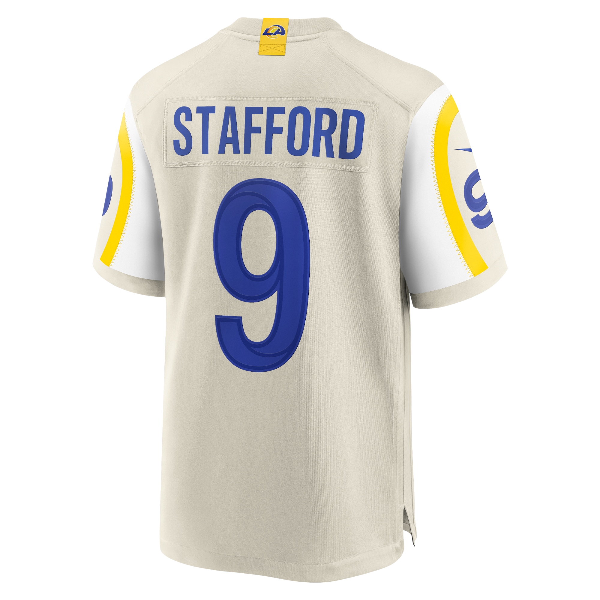Men's Los Angeles Rams Matthew Stafford Bone Game Jersey JS6442 Saliibo - Image 3