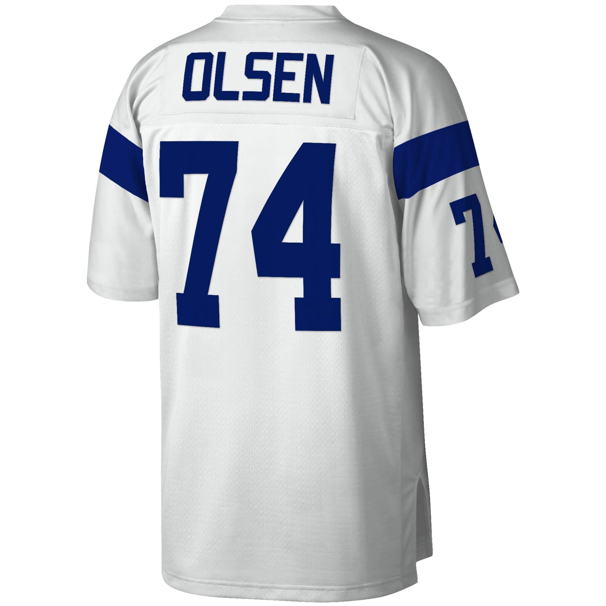 Men's Los Angeles Rams Merlin Olsen Mitchell & Ness White Legacy Jersey JS9649 Saliibo - Image 3