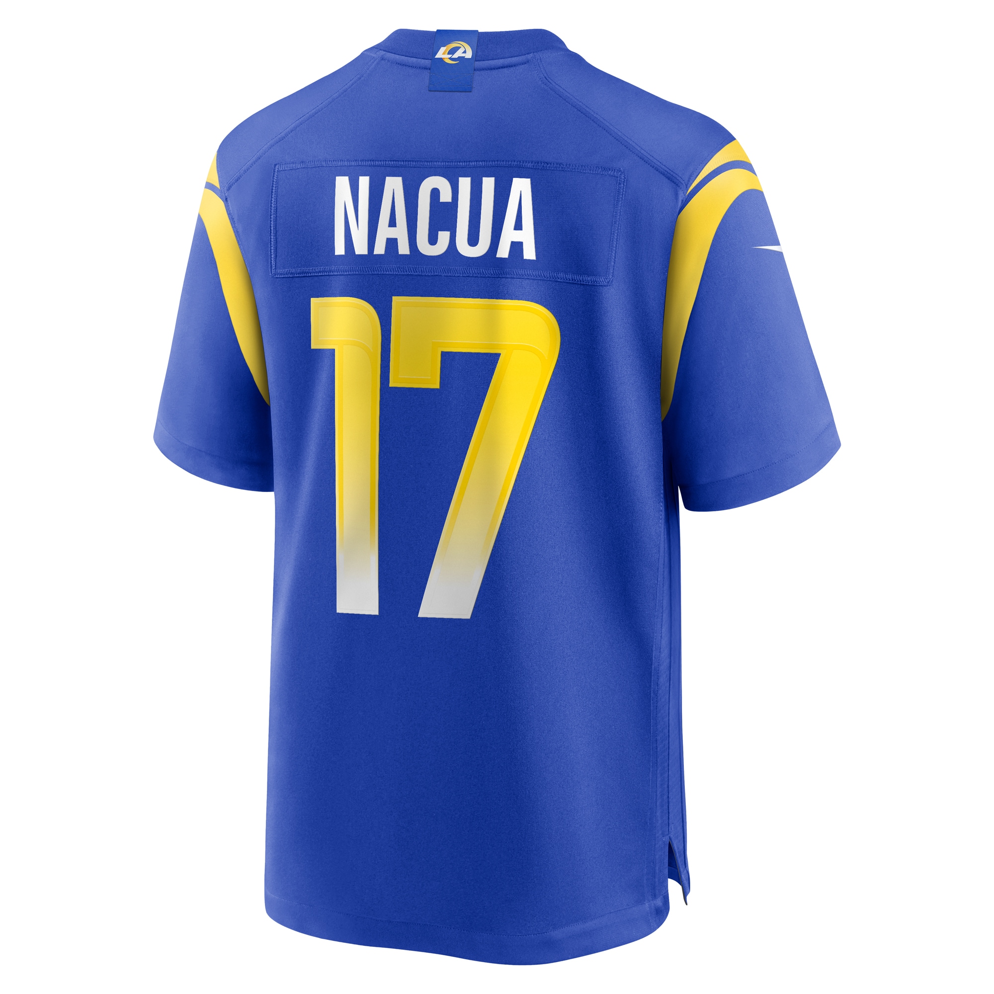 Men's Los Angeles Rams Puka Nacua Royal Home Game Jersey JS2663 Saliibo - Image 3