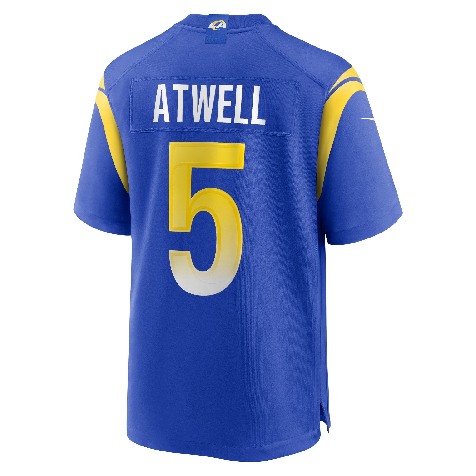 Men's Los Angeles Rams Tutu Atwell Royal Home Game Jersey JS7111 Saliibo - Image 3