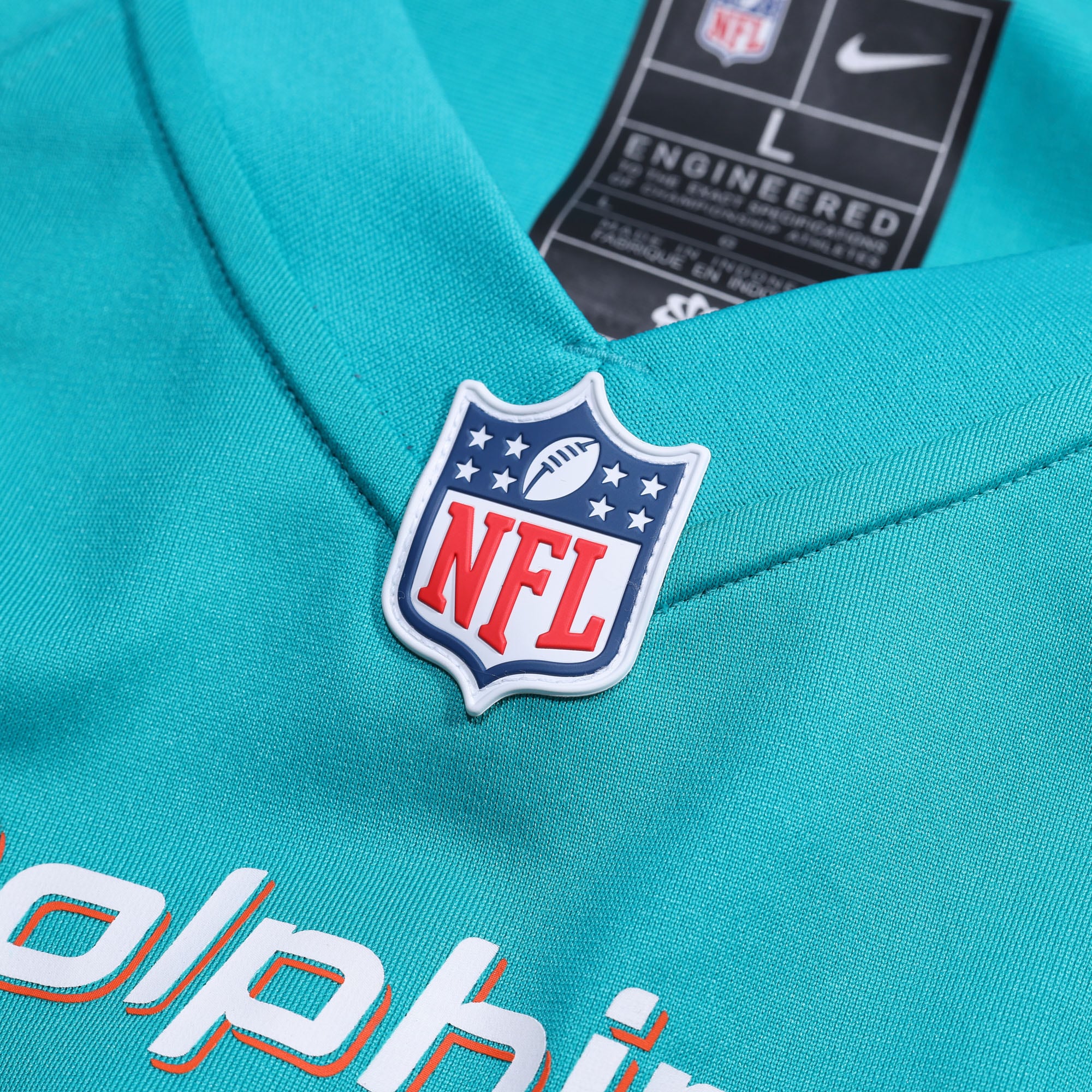 Men's Miami Dolphins Chop Robinson Aqua Game Jersey JS6797 Saliibo - Image 4