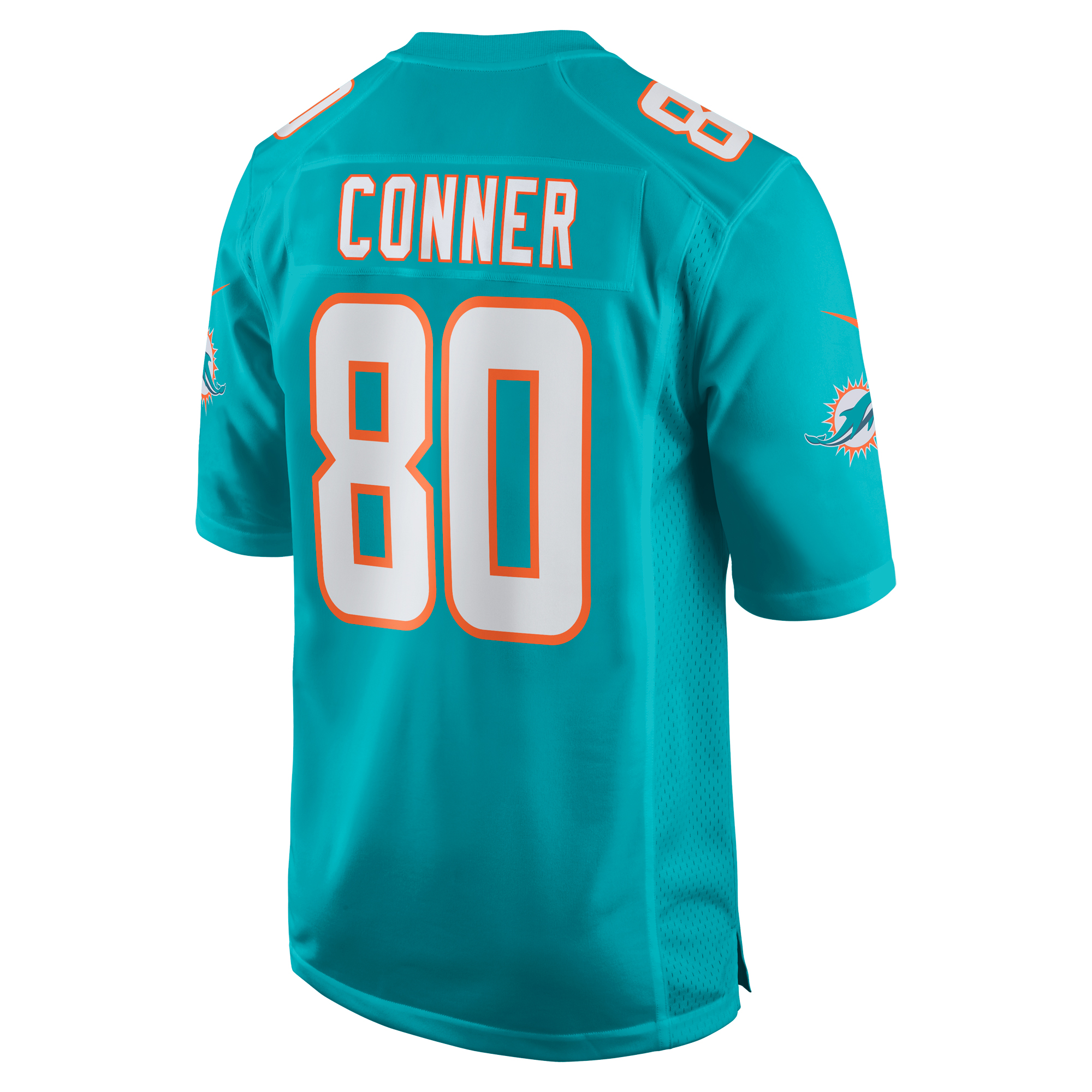 Men's Miami Dolphins Tanner Conner Aqua Home Game Player Jersey JS7243 Saliibo - Image 3