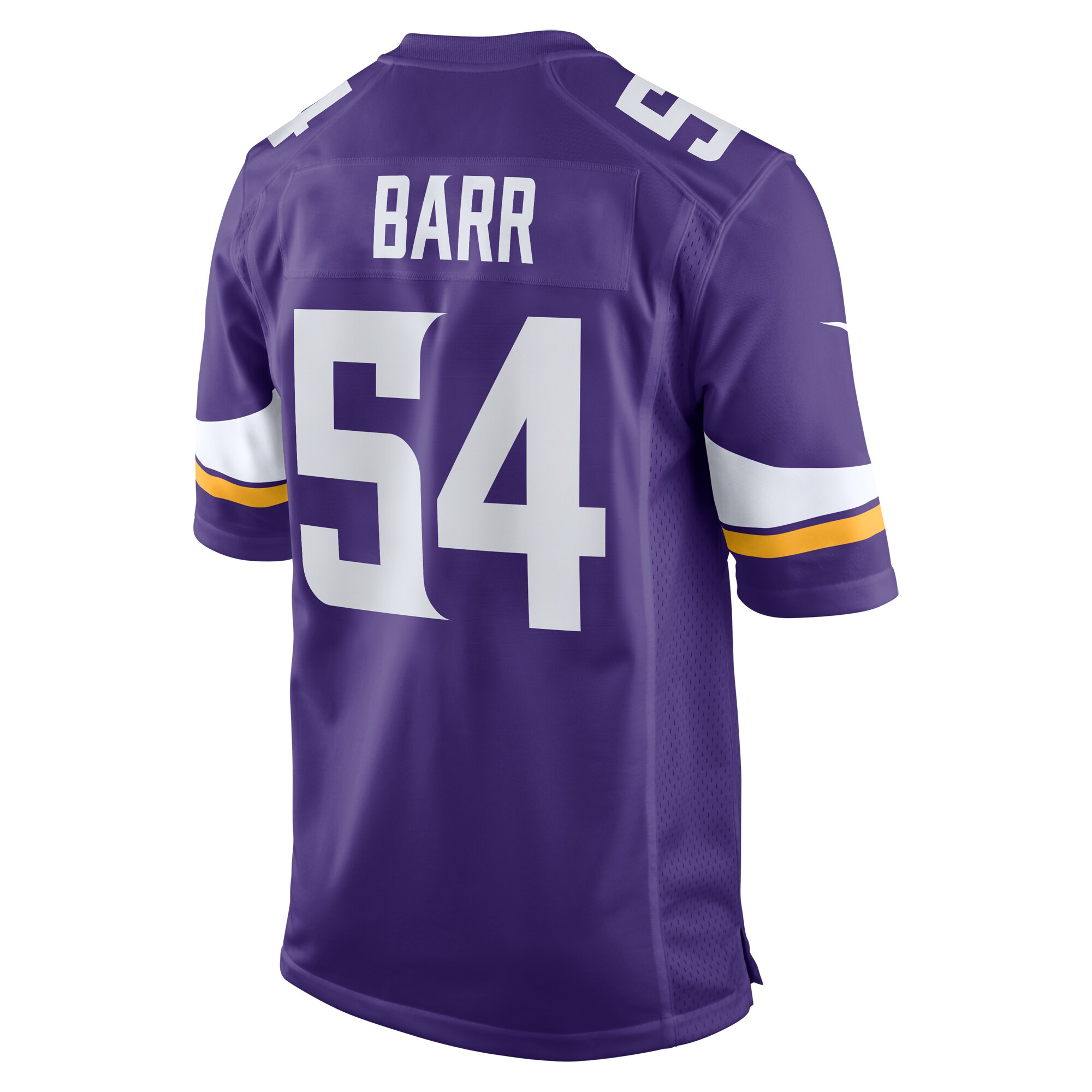 Men's Minnesota Vikings Anthony Barr Purple Team Game Jersey JS9378 Saliibo - Image 3