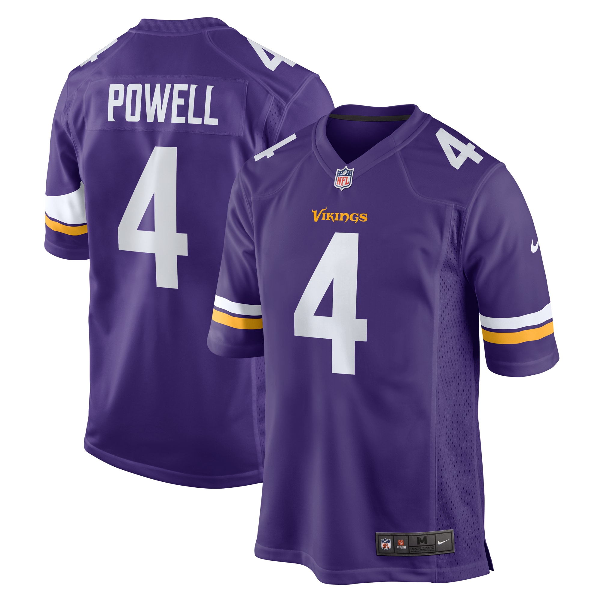 Men's Minnesota Vikings Brandon Powell Purple Game Jersey JS4087 Saliibo