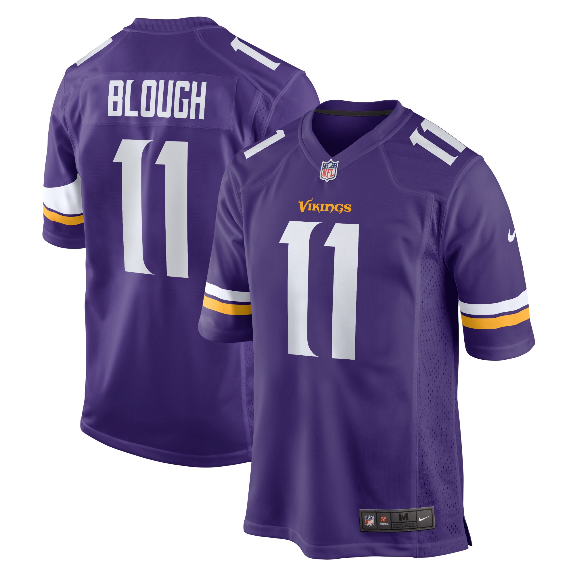 Men's Minnesota Vikings David Blough Purple Home Game Player Jersey JS7827 Saliibo