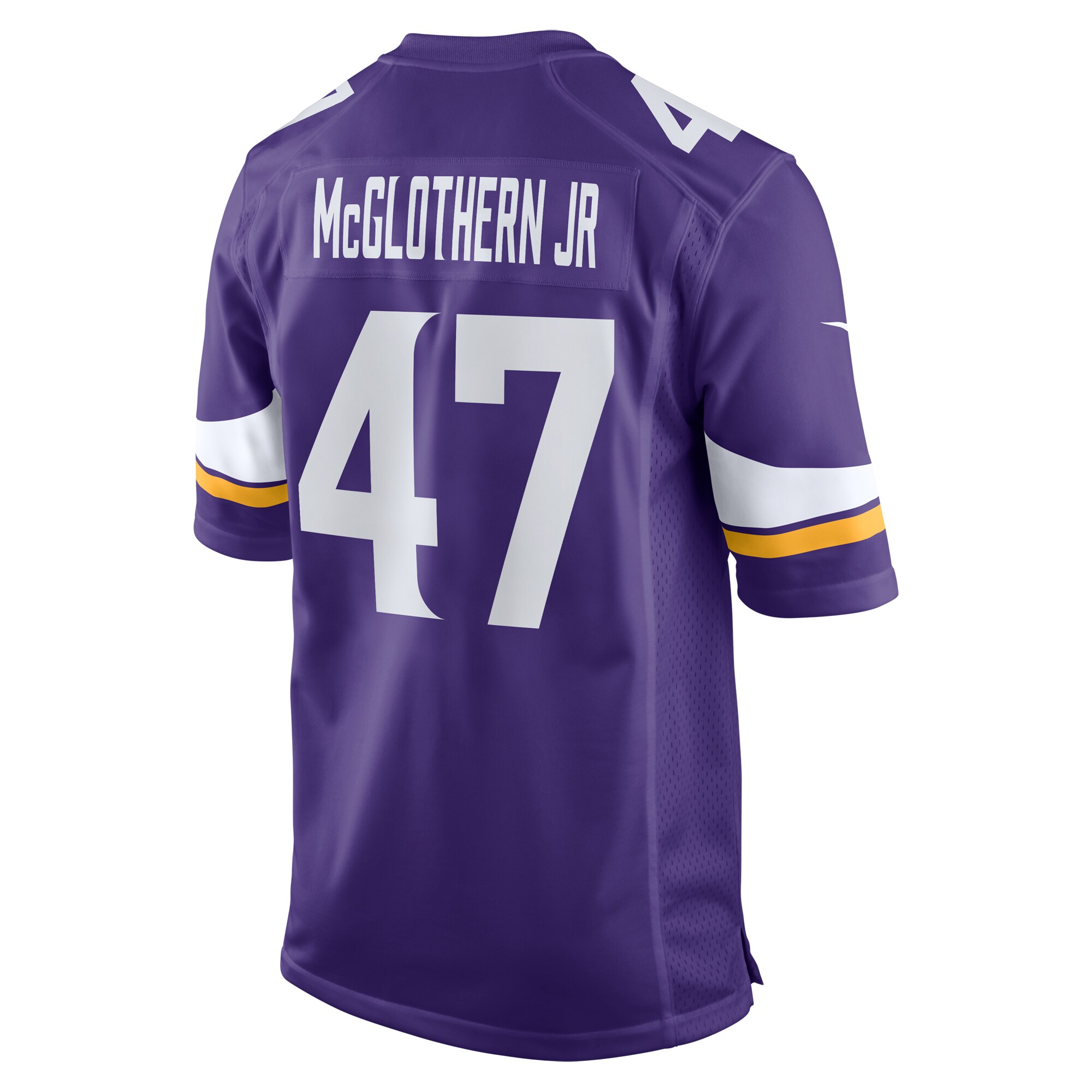 Men's Minnesota Vikings Dwight McGlothern Jr. Purple Game Jersey JS6832 Saliibo - Image 3