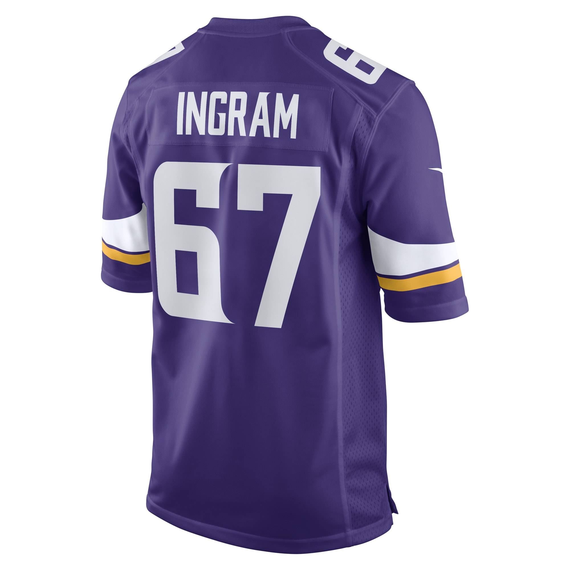 Men's Minnesota Vikings Ed Ingram Purple Game Player Jersey JS3089 Saliibo - Image 3