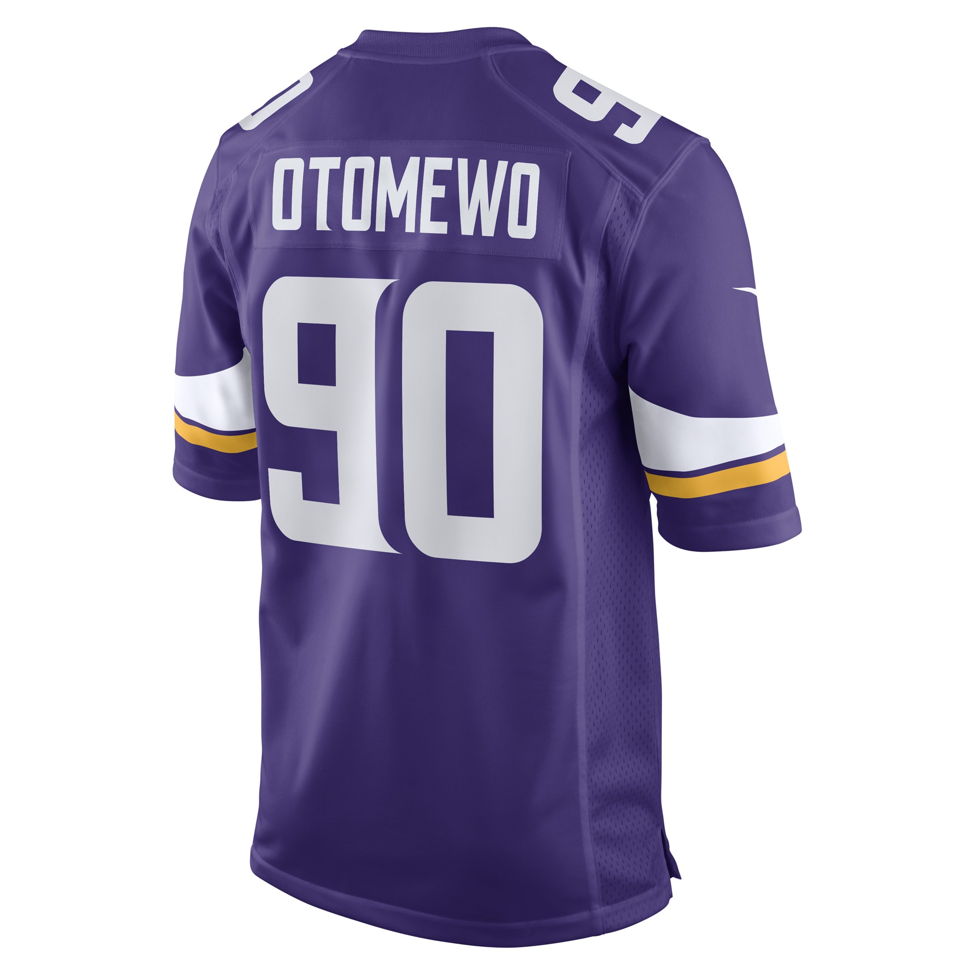 Men's Minnesota Vikings Esezi Otomewo Purple Game Player Jersey JS7306 Saliibo - Image 3