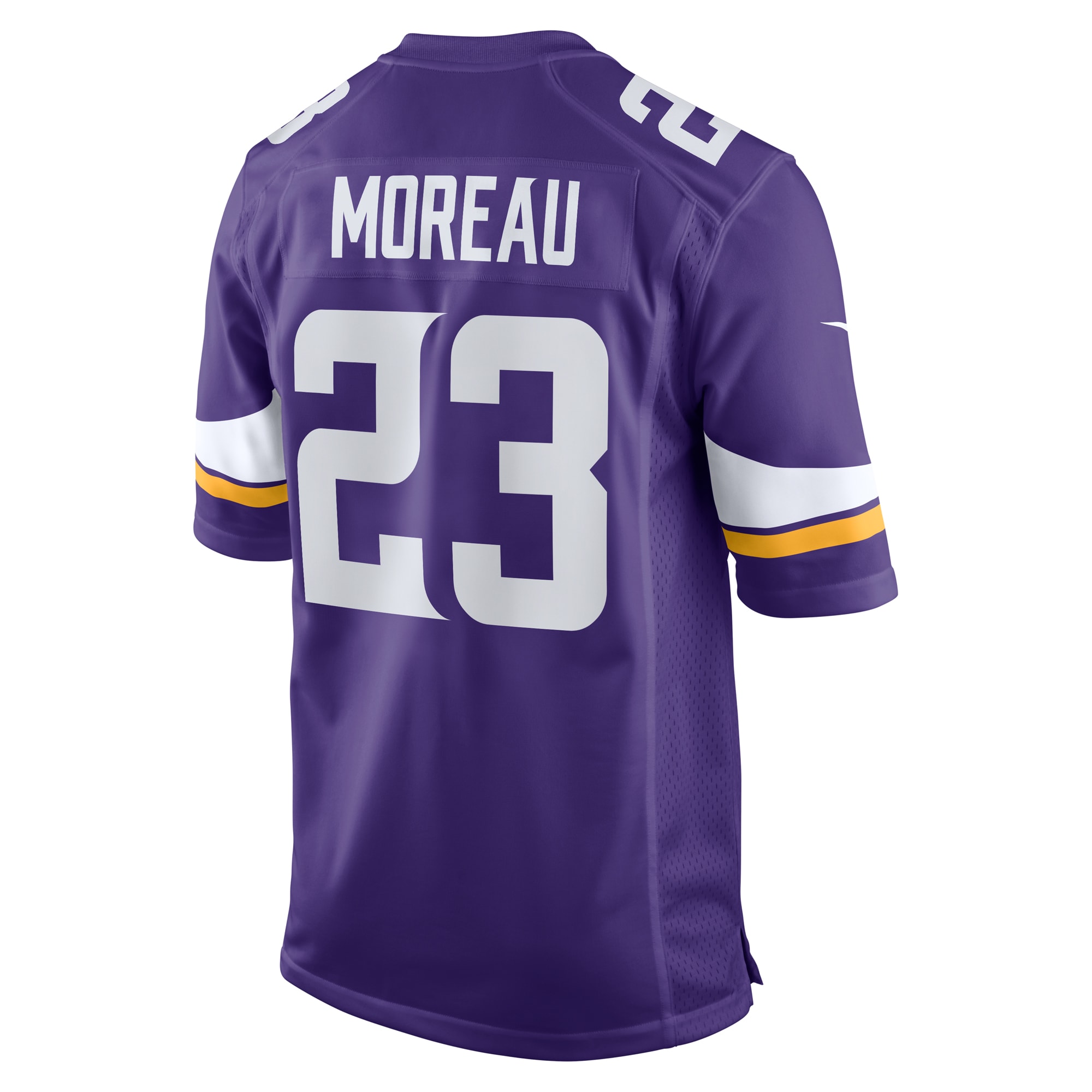 Men's Minnesota Vikings Fabian Moreau Purple Game Jersey JS5463 Saliibo - Image 3