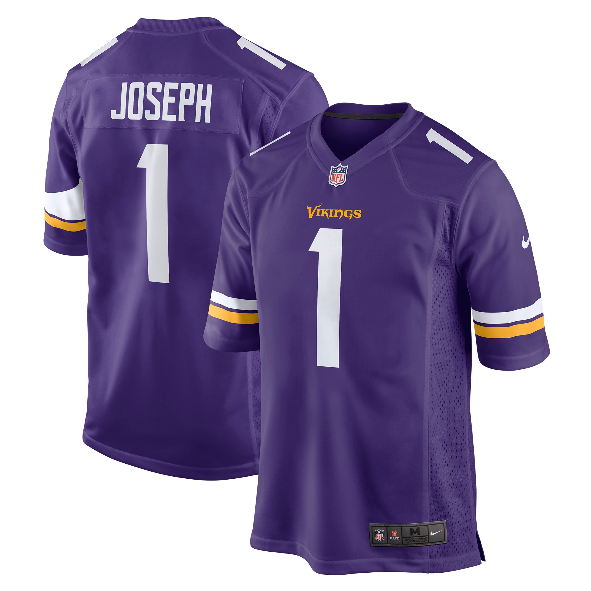 Men's Minnesota Vikings Greg Joseph Purple Game Jersey JS6950 Saliibo