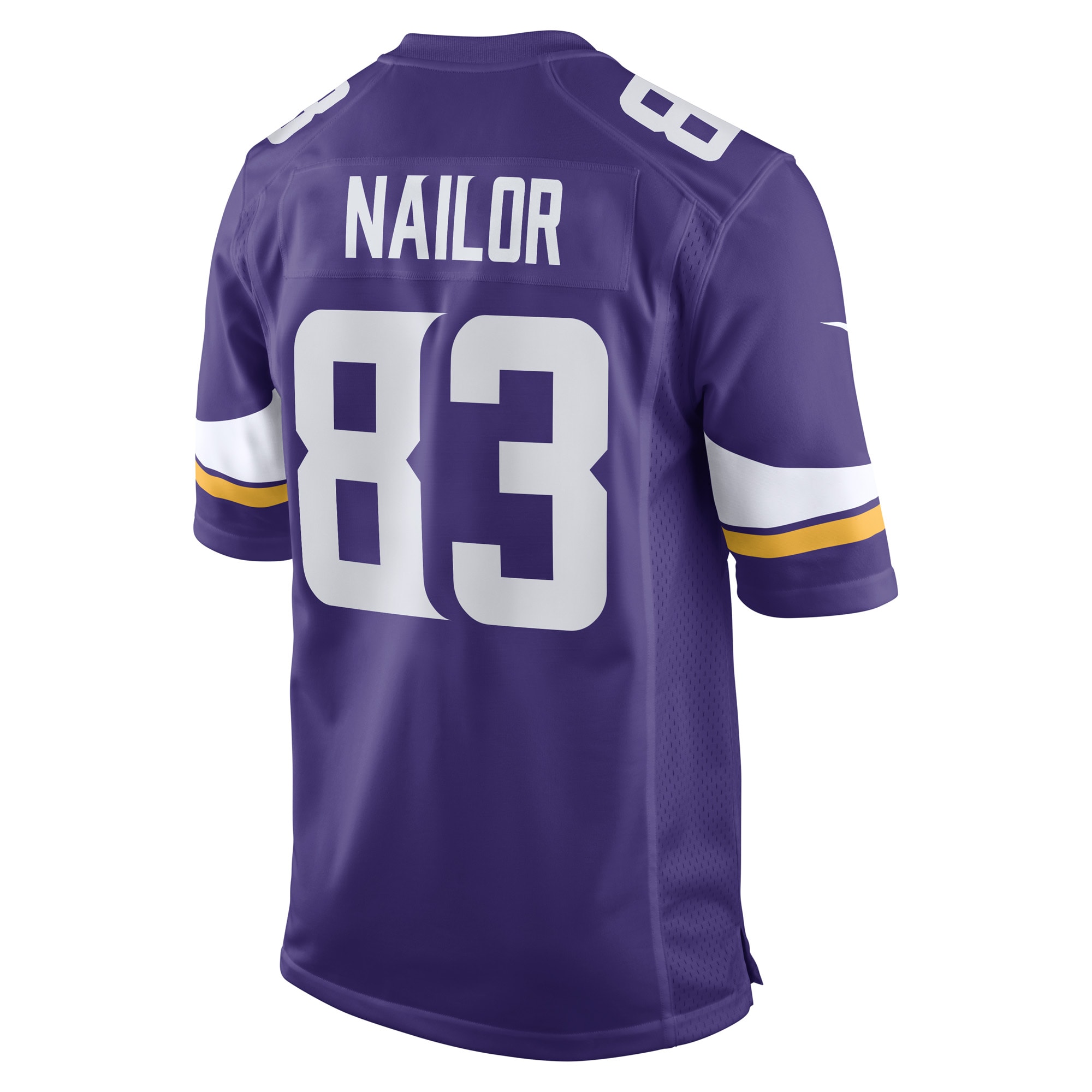 Men's Minnesota Vikings Jalen Nailor Purple Game Player Jersey JS6285 Saliibo - Image 3