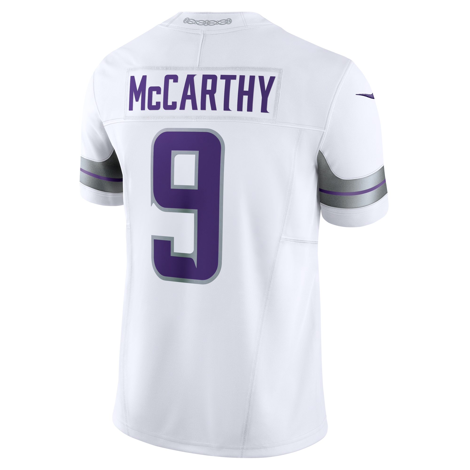 Men's Minnesota Vikings J.J. McCarthy White Vapor F.U.S.E. Limited Jersey JS6851 Saliibo - Image 3
