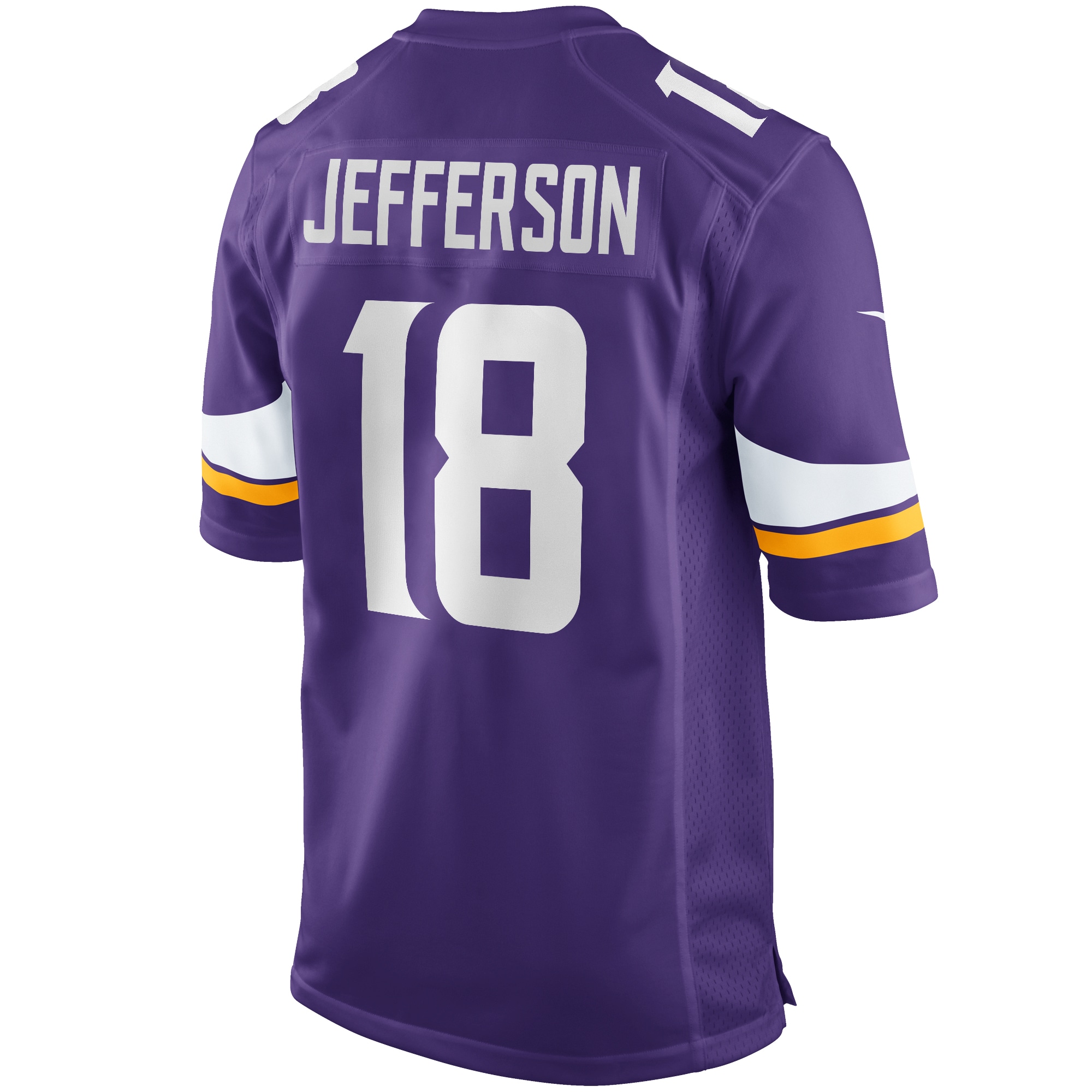 Men's Minnesota Vikings Justin Jefferson Purple Player Game Jersey JS8580 Saliibo - Image 3