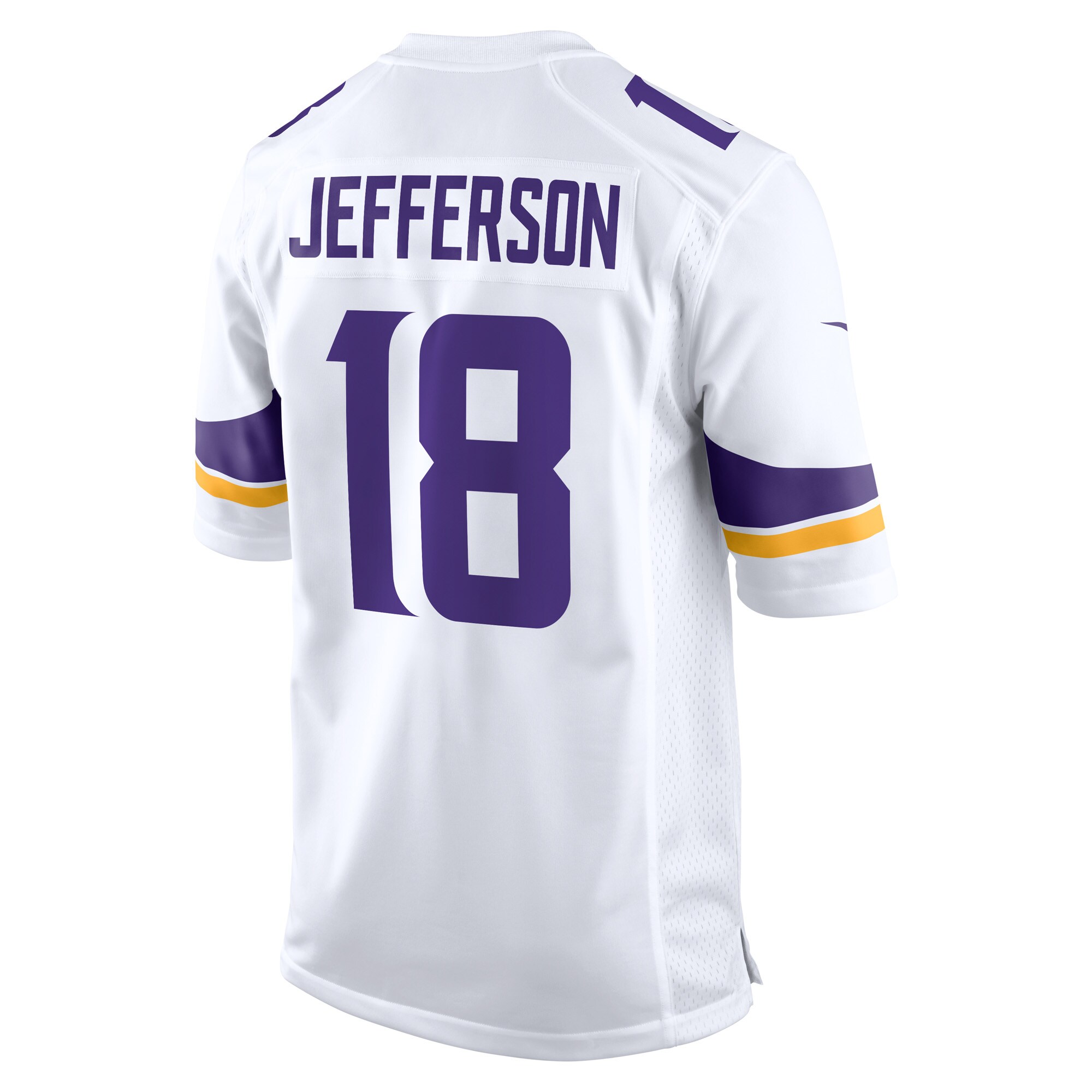 Men's Minnesota Vikings Justin Jefferson White Game Player Jersey JS9750 Saliibo - Image 3