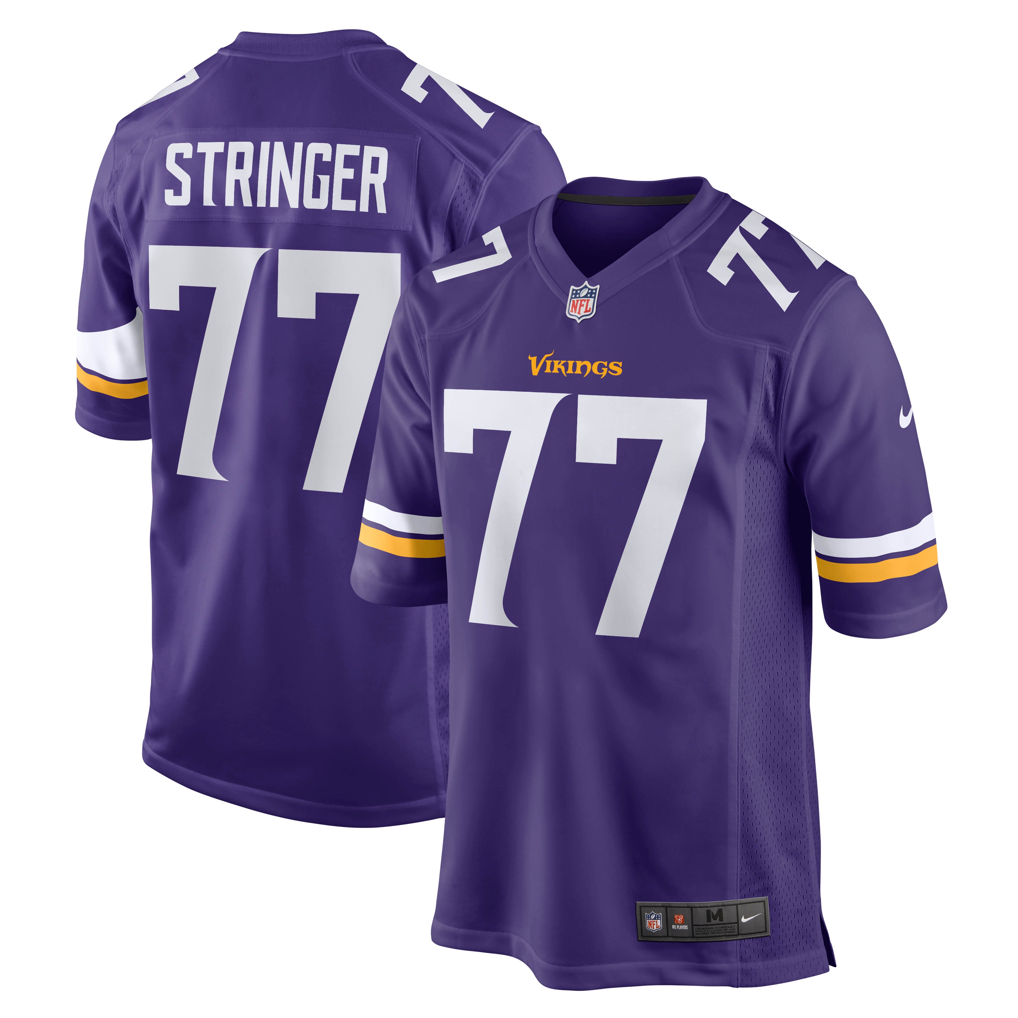 Men's Minnesota Vikings Korey Stringer Purple Retired Player Jersey JS5615 Saliibo
