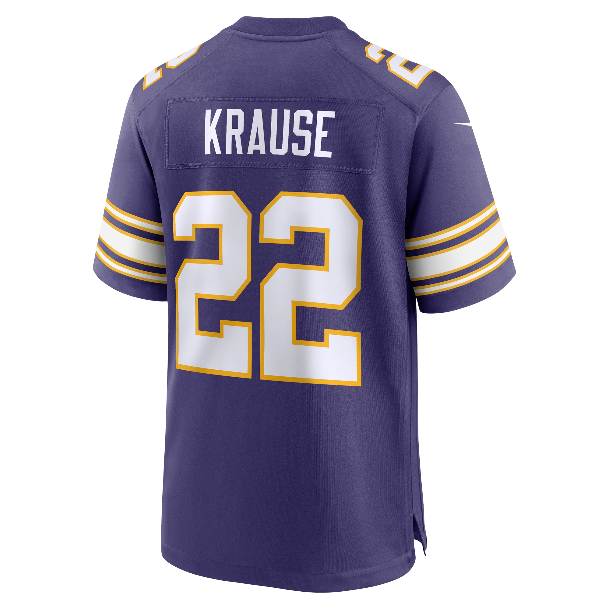 Men's Minnesota Vikings Paul Krause Purple Classic Retired Player Jersey JS3446 Saliibo - Image 3