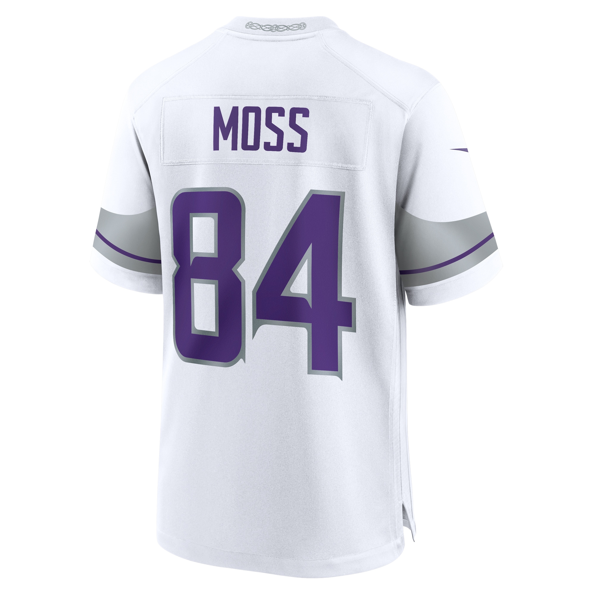 Men's Minnesota Vikings Randy Moss White Alternate Retired Player Game Jersey JS7218 Saliibo - Image 3