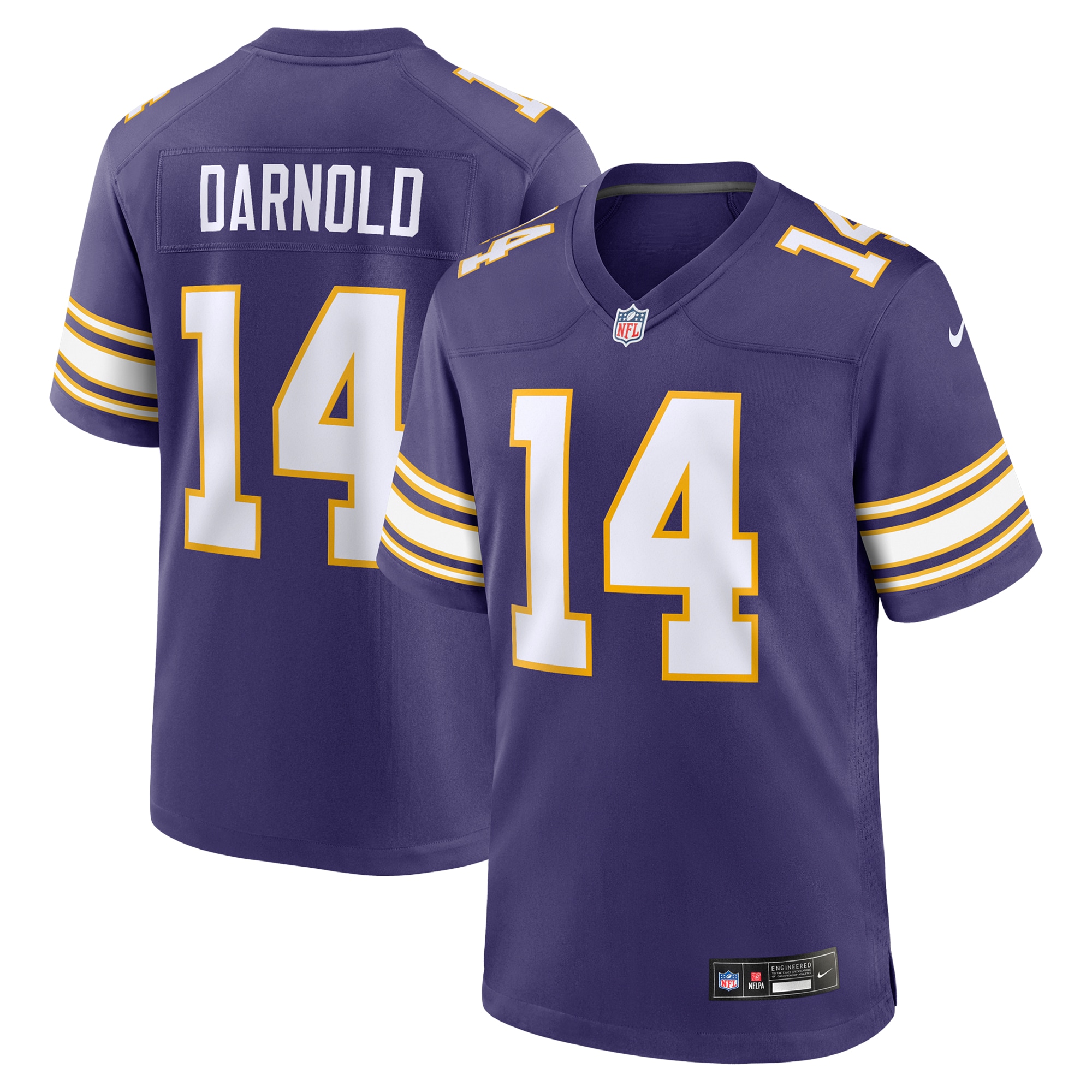 Men's Minnesota Vikings Sam Darnold Purple Alternate Game Jersey JS1791 Saliibo