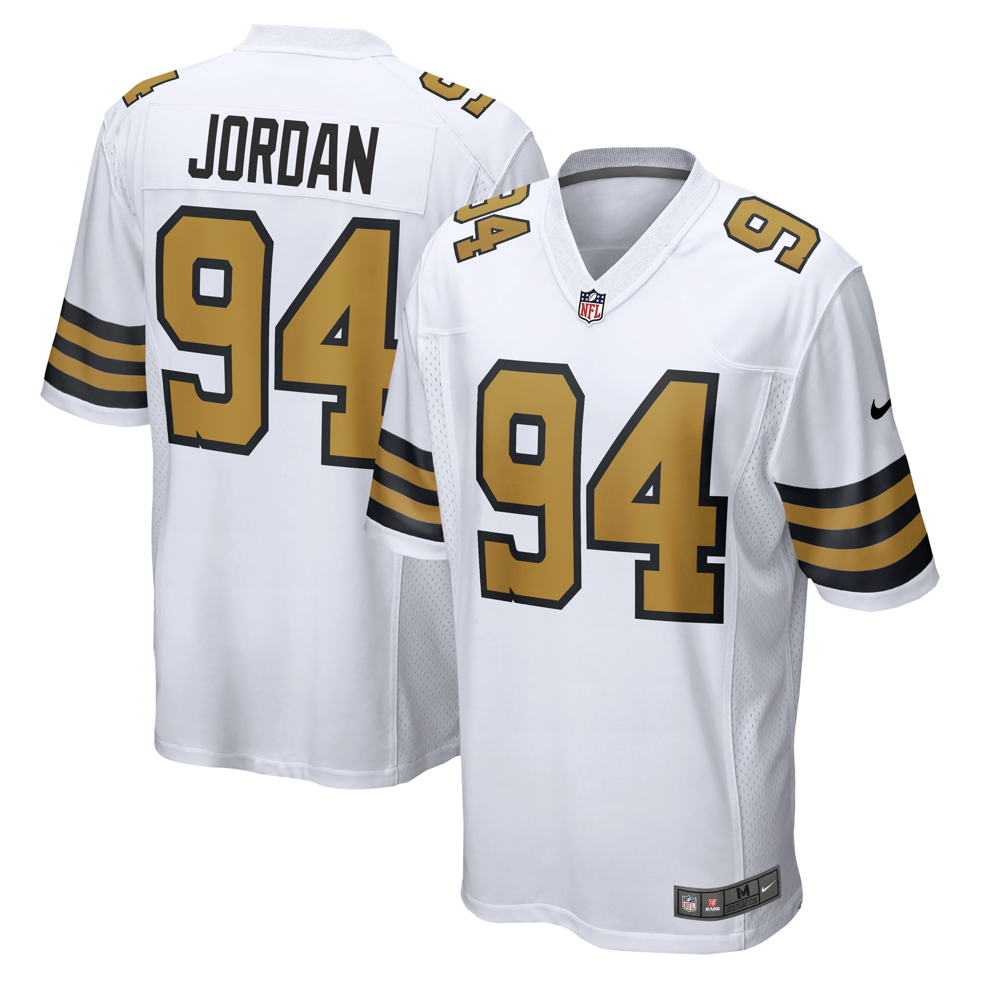 Men's New Orleans Saints Cameron White Alternate Game Jersey JS8426 Saliibo