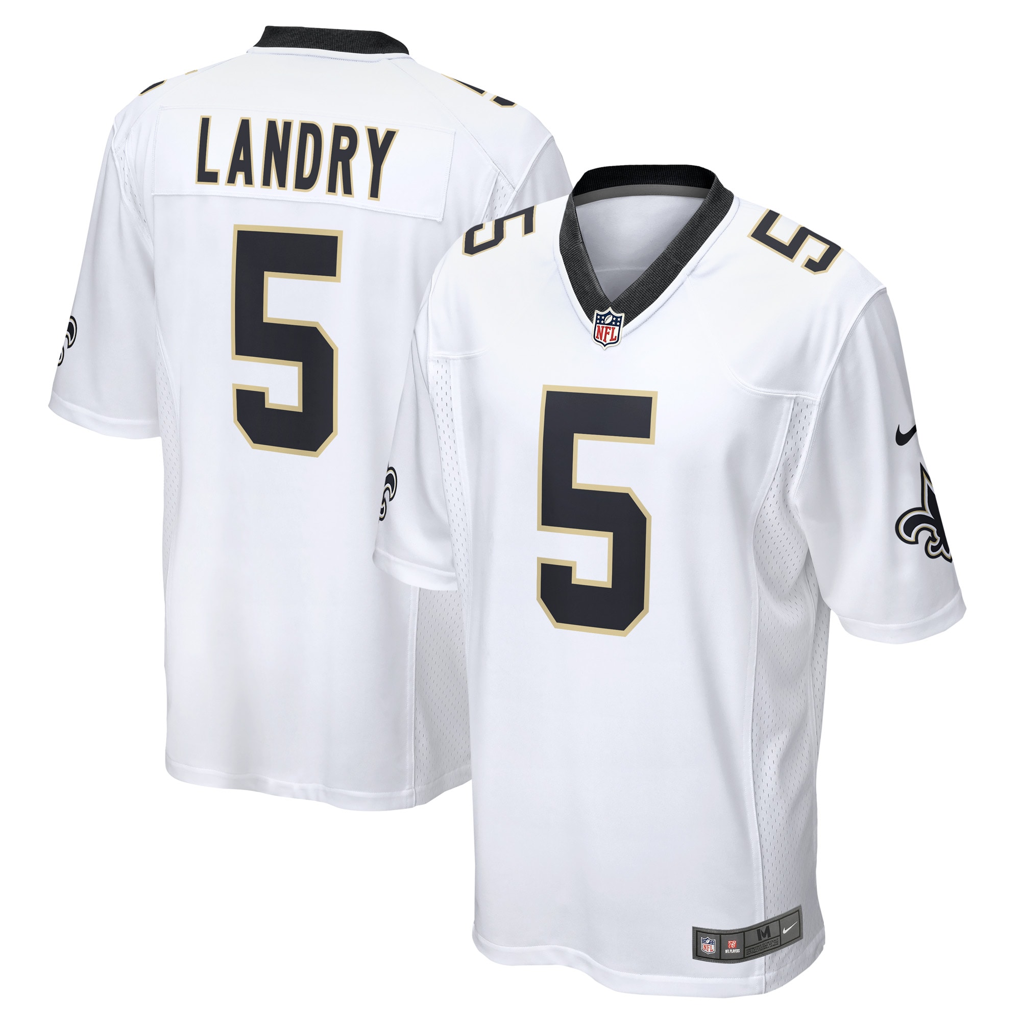 Men's New Orleans Saints Jarvis Landry White Player Game Jersey JS1866 Saliibo