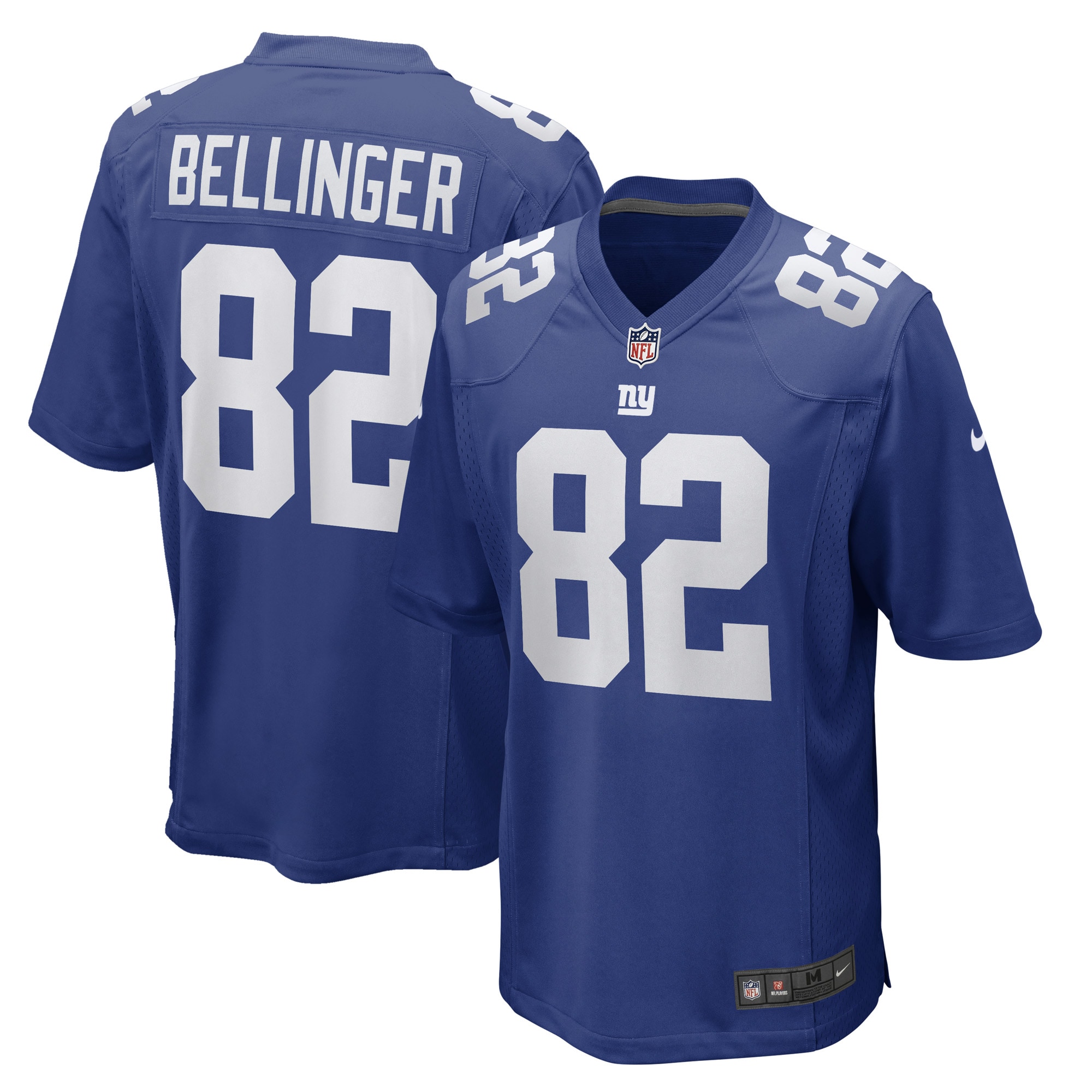 Men's New York Giants Daniel Bellinger Royal Game Player Jersey JS7509 Saliibo