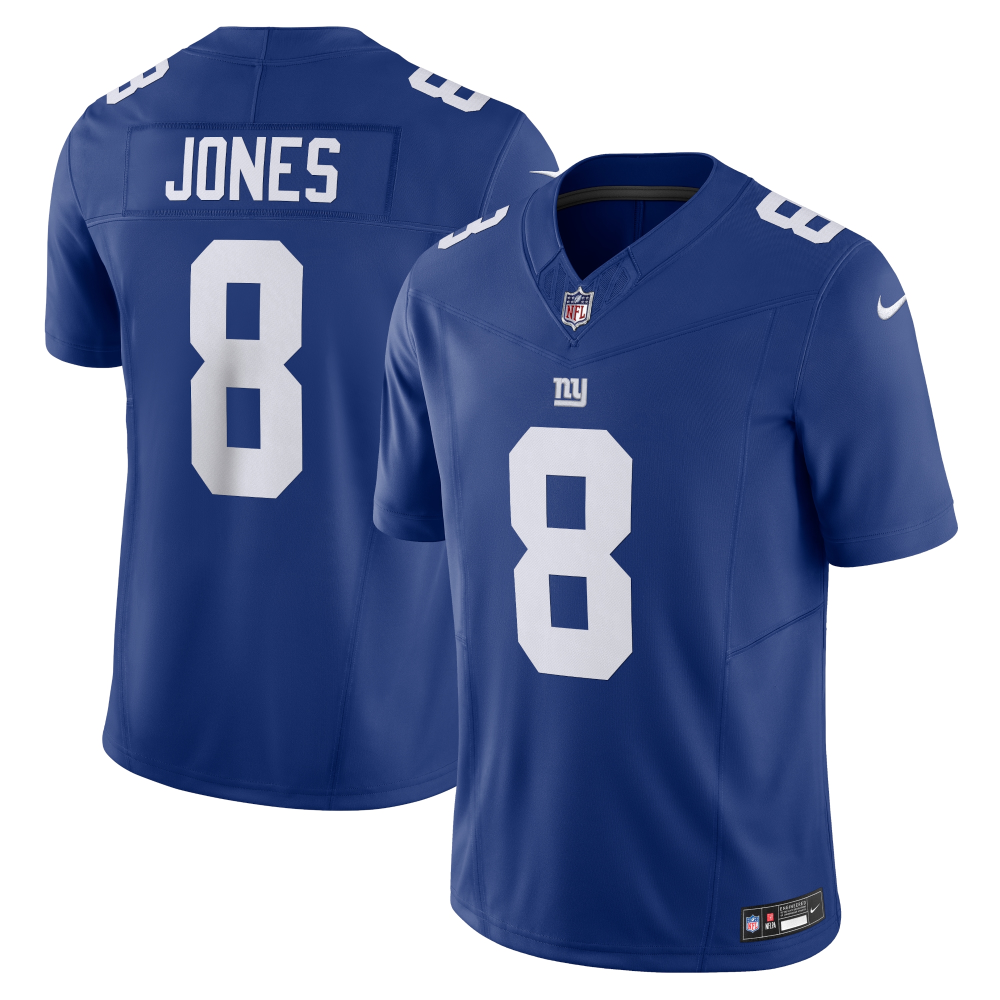 Men's New York Giants Daniel Jones Royal Vapor F.U.S.E. Limited Jersey JS7293 Saliibo