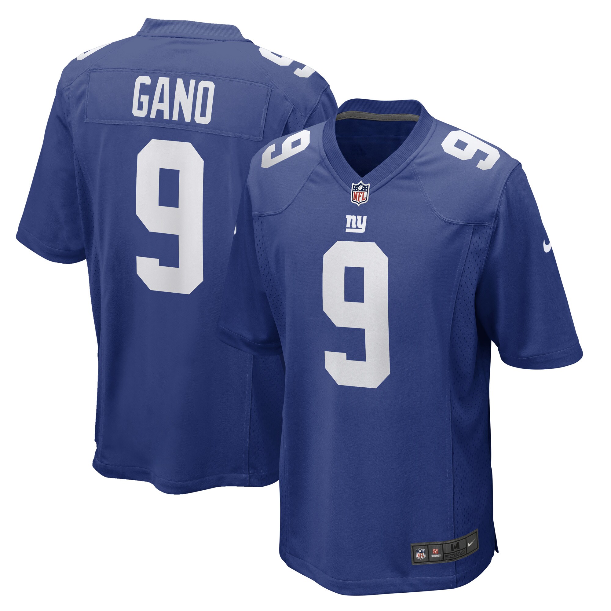 Men's New York Giants Graham Gano Royal Team Game Player Jersey JS8381 Saliibo