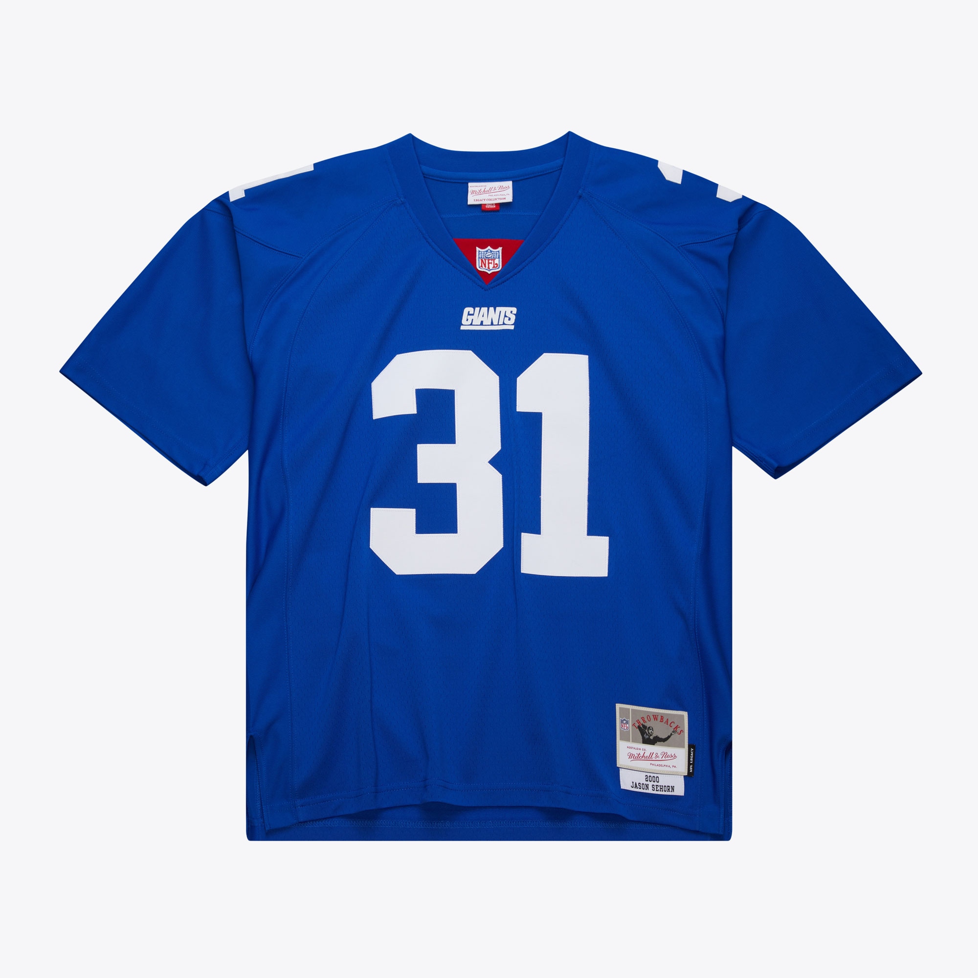 Men's New York Giants Jason Sehorn Mitchell & Ness Royal 2000 Legacy Jersey JS2330 Saliibo