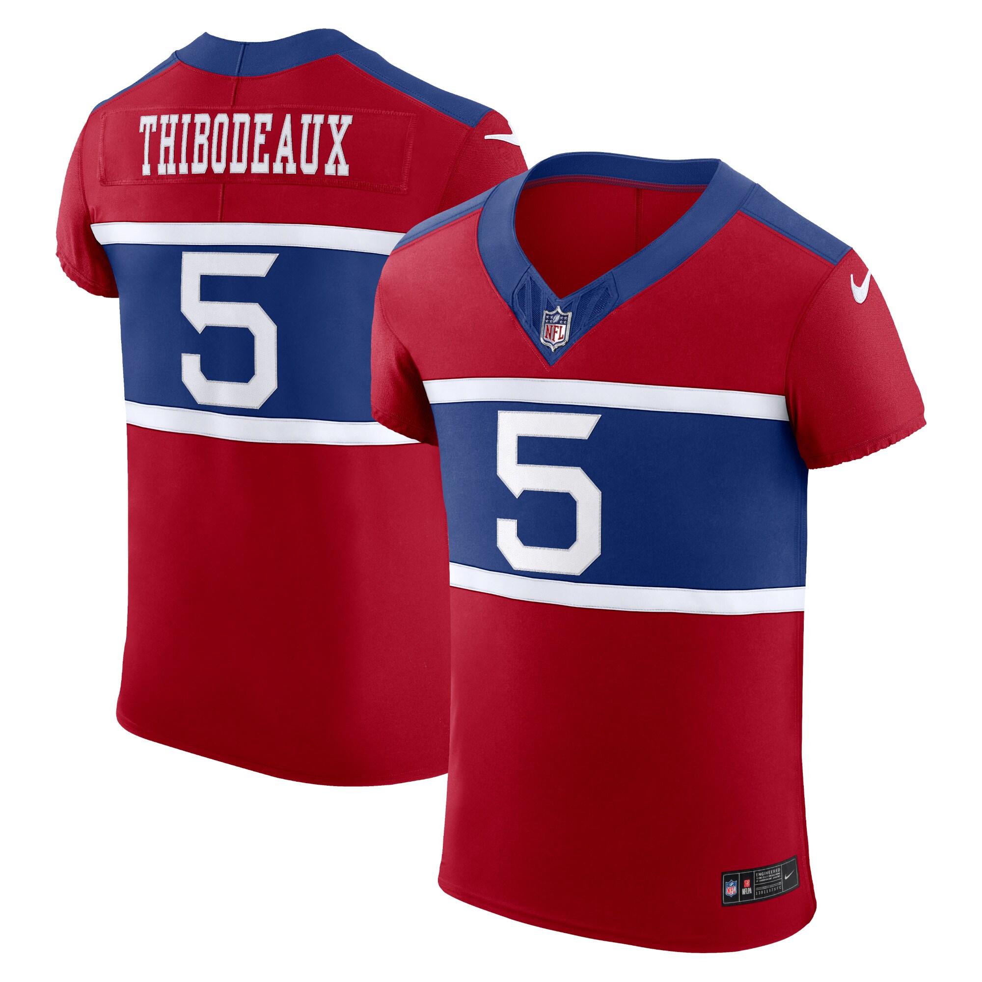 Men's New York Giants Kayvon Thibodeaux Century Red Alternate Vapor F.U.S.E. Elite Player Jersey JS2302 Saliibo