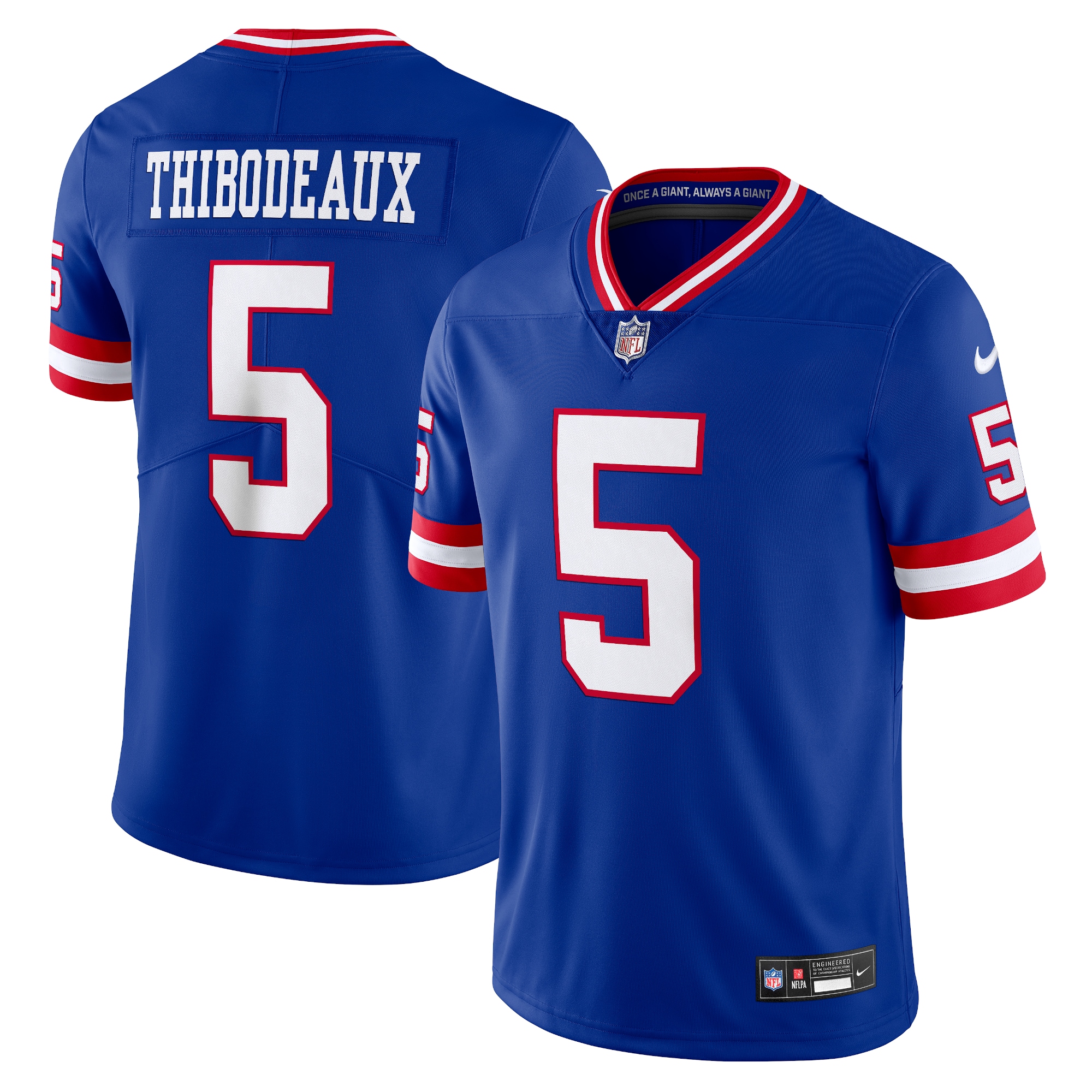 Men's New York Giants Kayvon Thibodeaux Royal Alternate Vapor Untouchable Limited Jersey JS5653 Saliibo